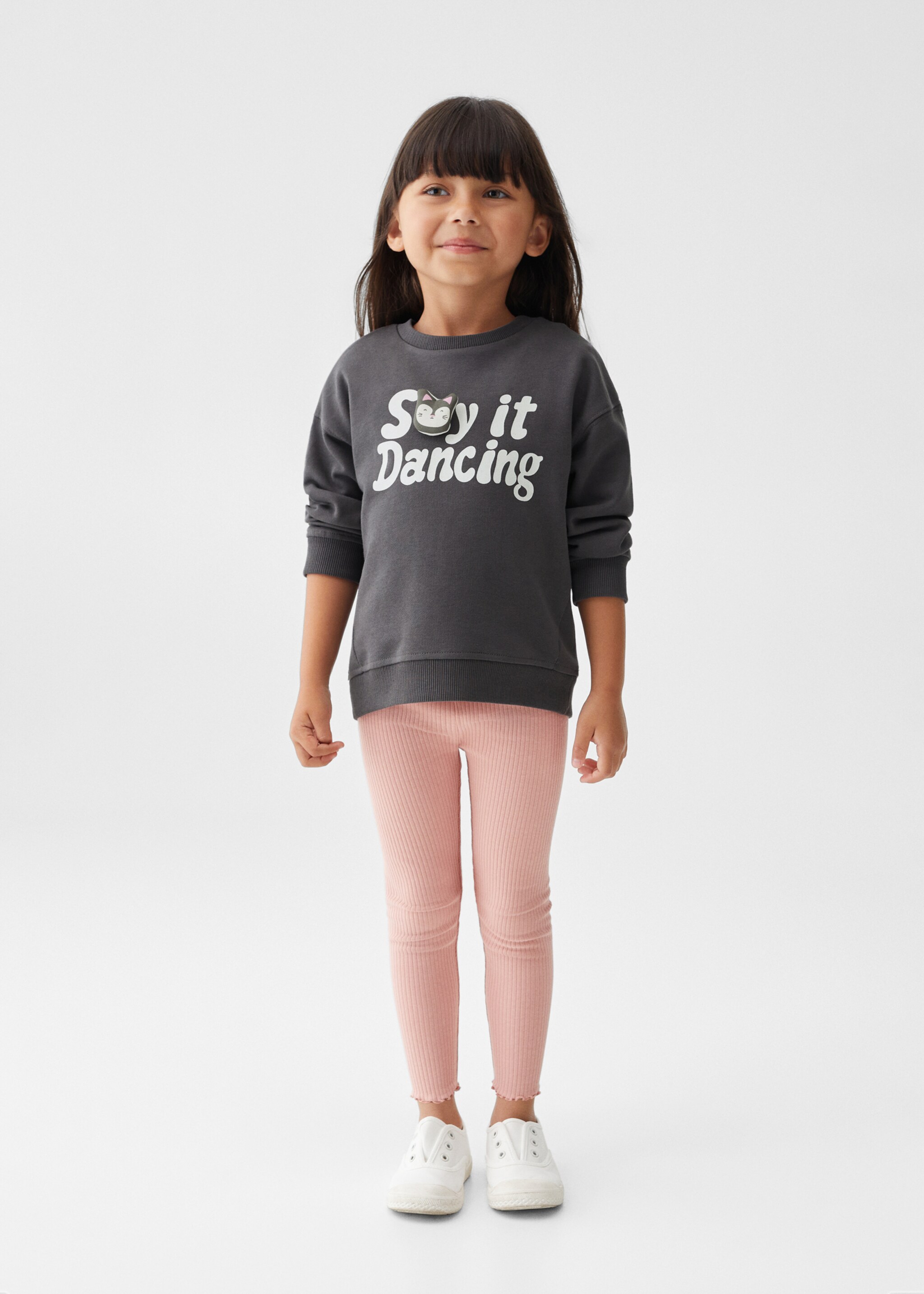 Printed cotton sweatshirt - General plane