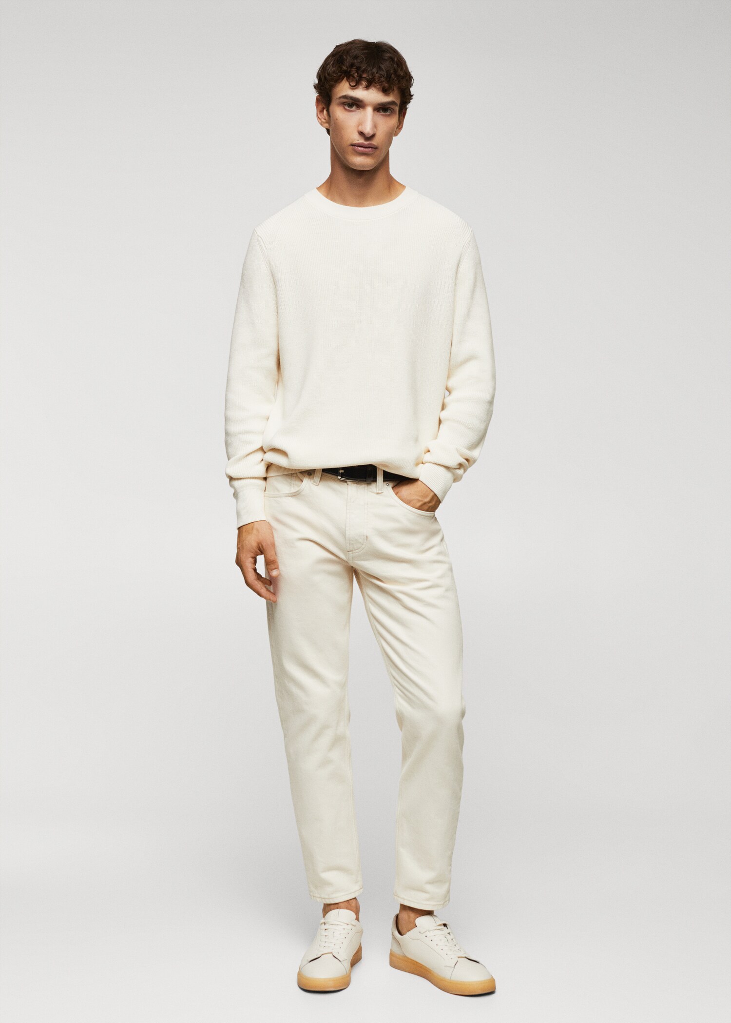 Essential cotton-blend sweater - General plane
