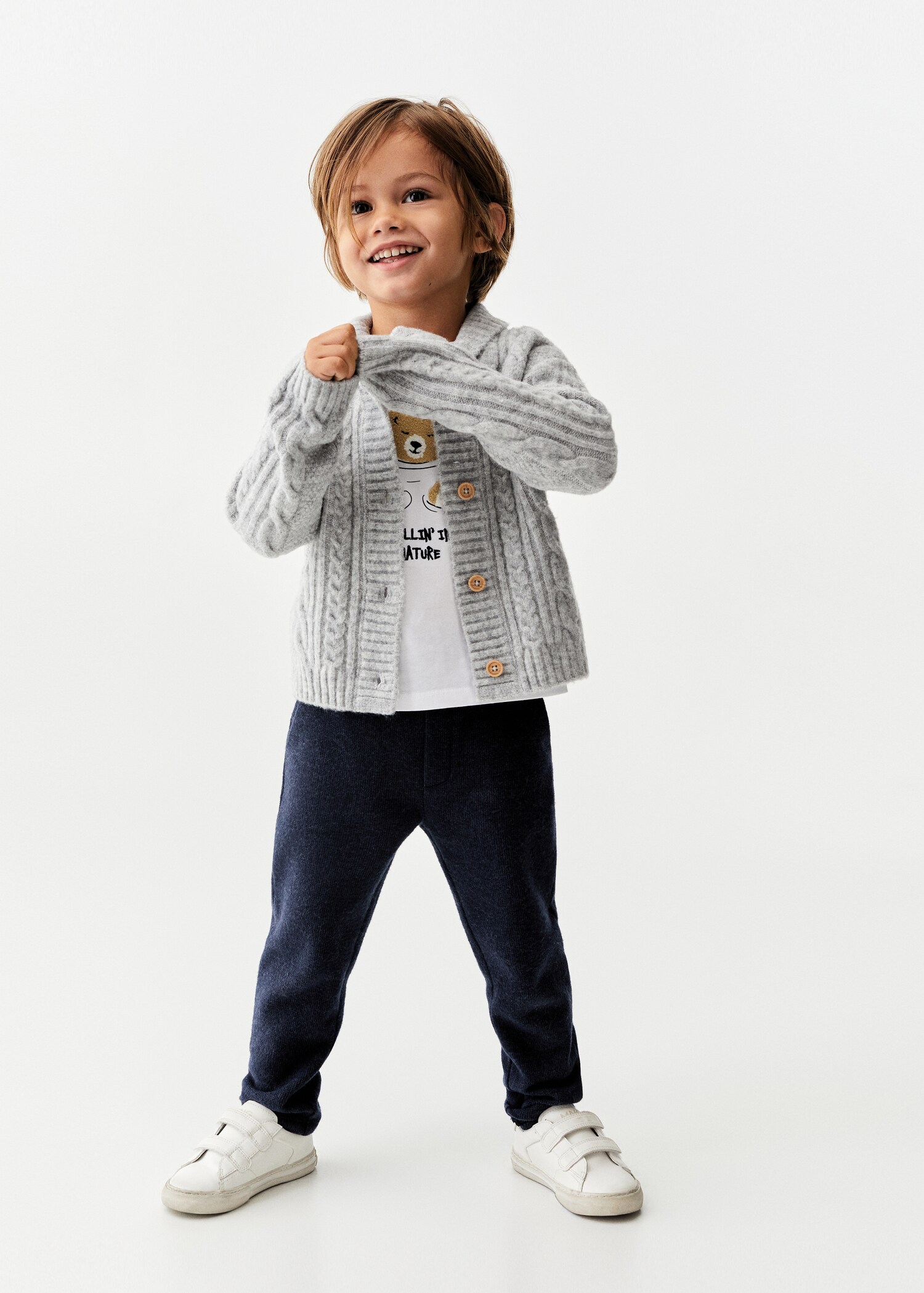 Flecked jogger pants - General plane