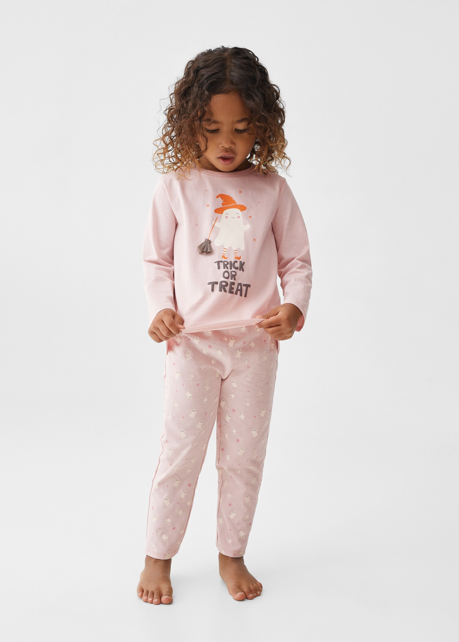 Halloween pyjama - Overzichtstekening