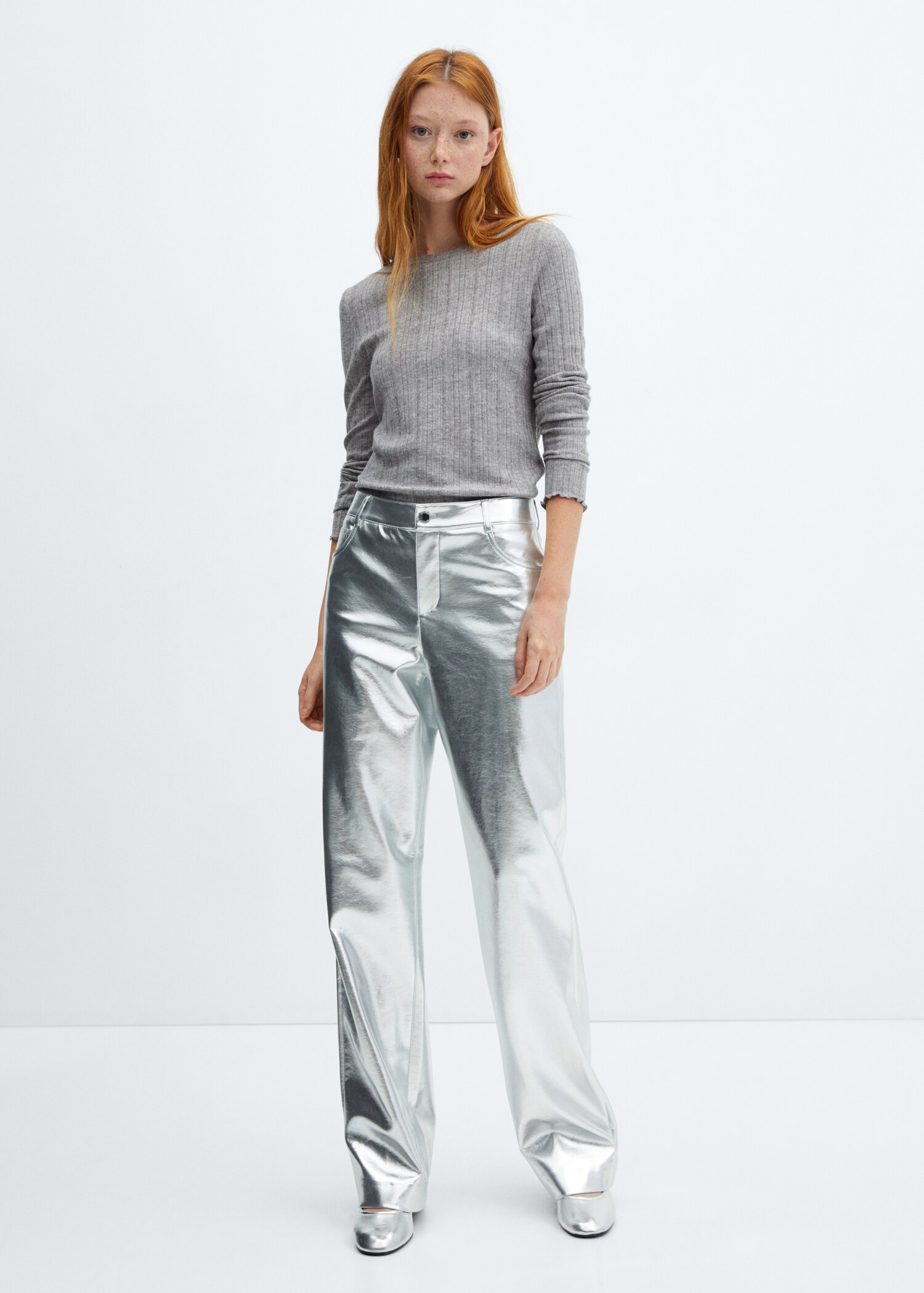 Long-sleeved knitted t-shirt - General plane
