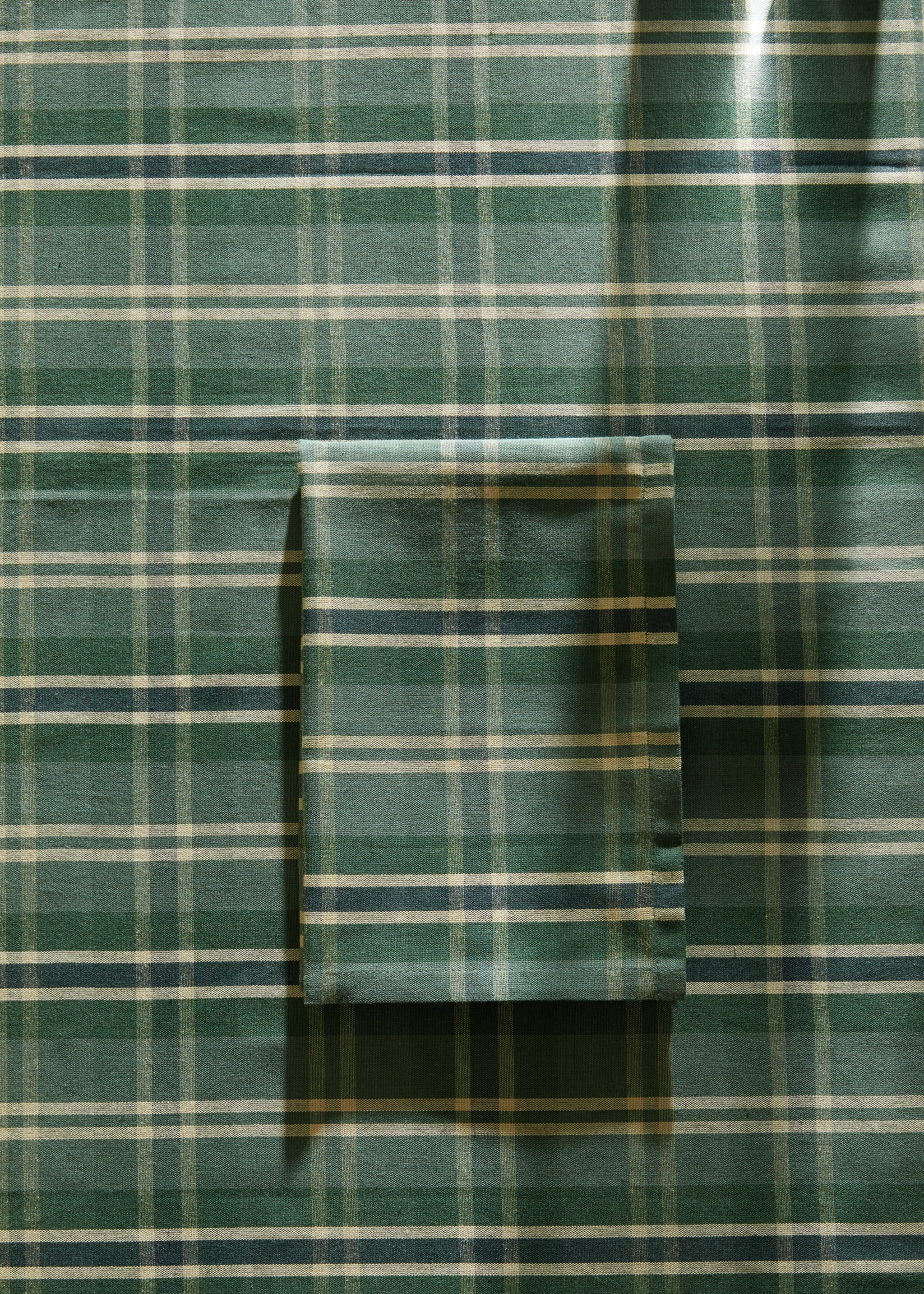 100% cotton check napkin 45x45cm - General plane