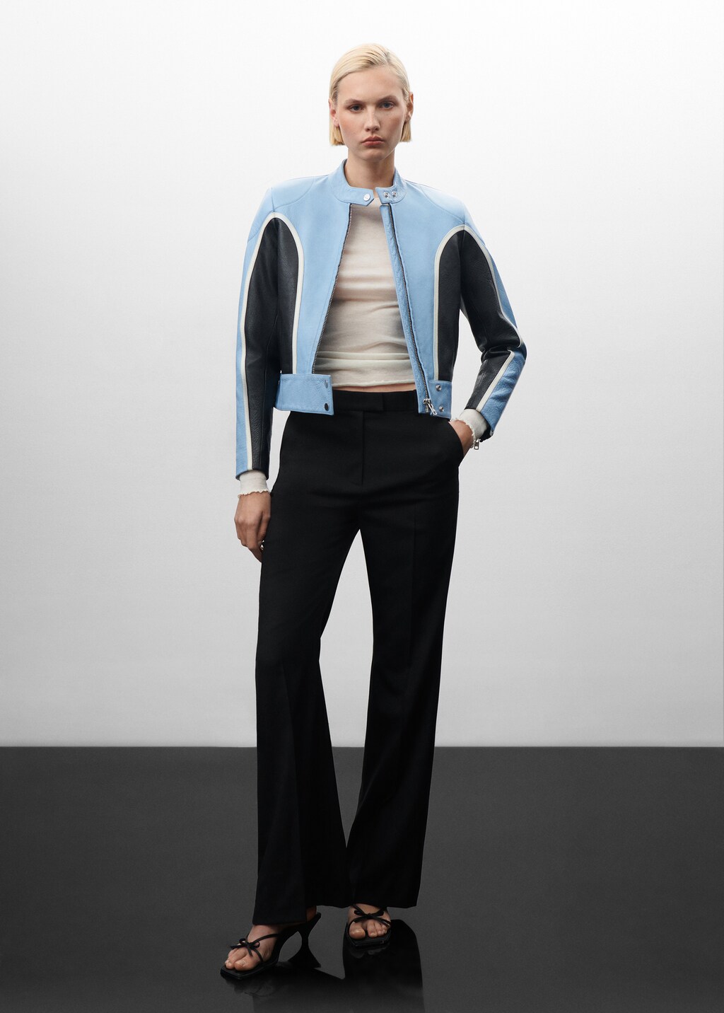 100% virgin wool suit trousers - Women | MANGO OUTLET USA 100% virgin wool suit trousers - Women | MANGO OUTLET USA