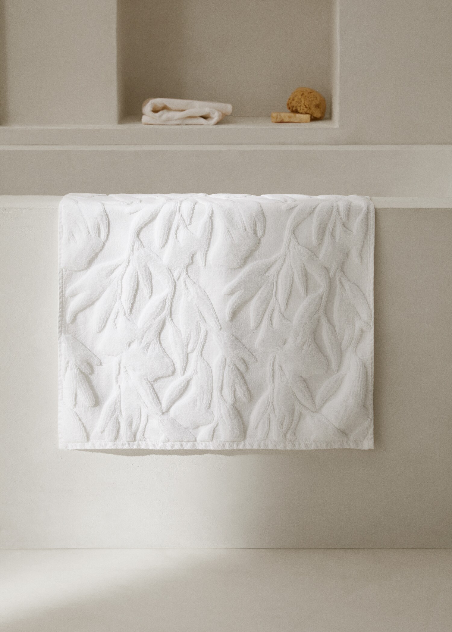 Jacquard 100% cotton bath mat 50x70cm - General plane