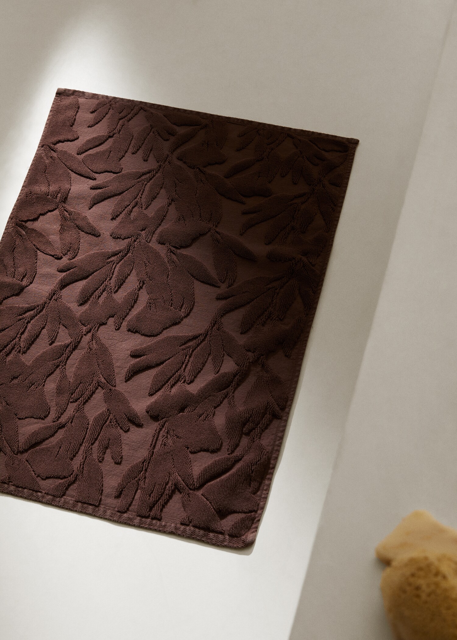 Jacquard 100% cotton bath mat 50x70cm - General plane