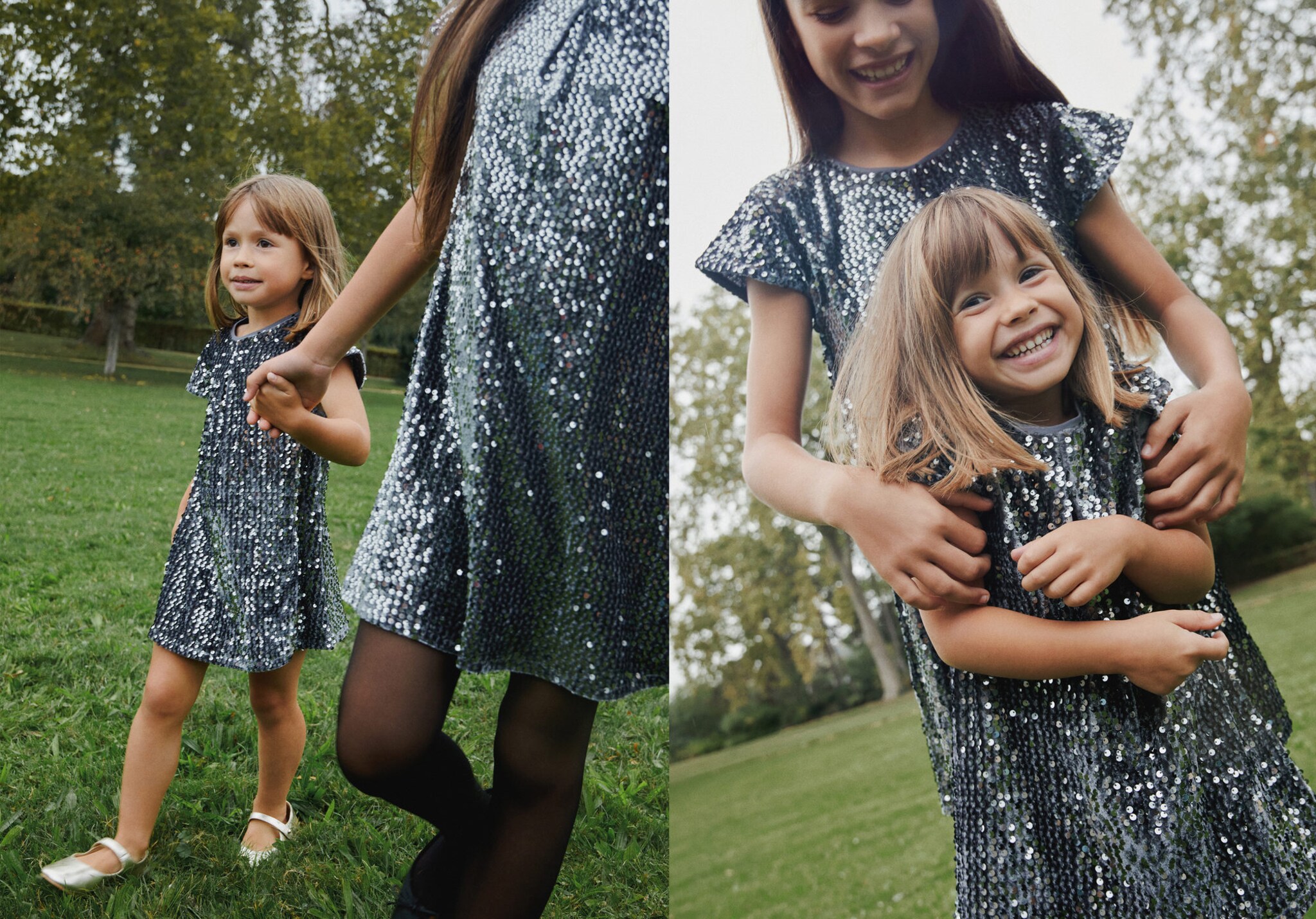 Cekinowa sukienka - Plan daleki