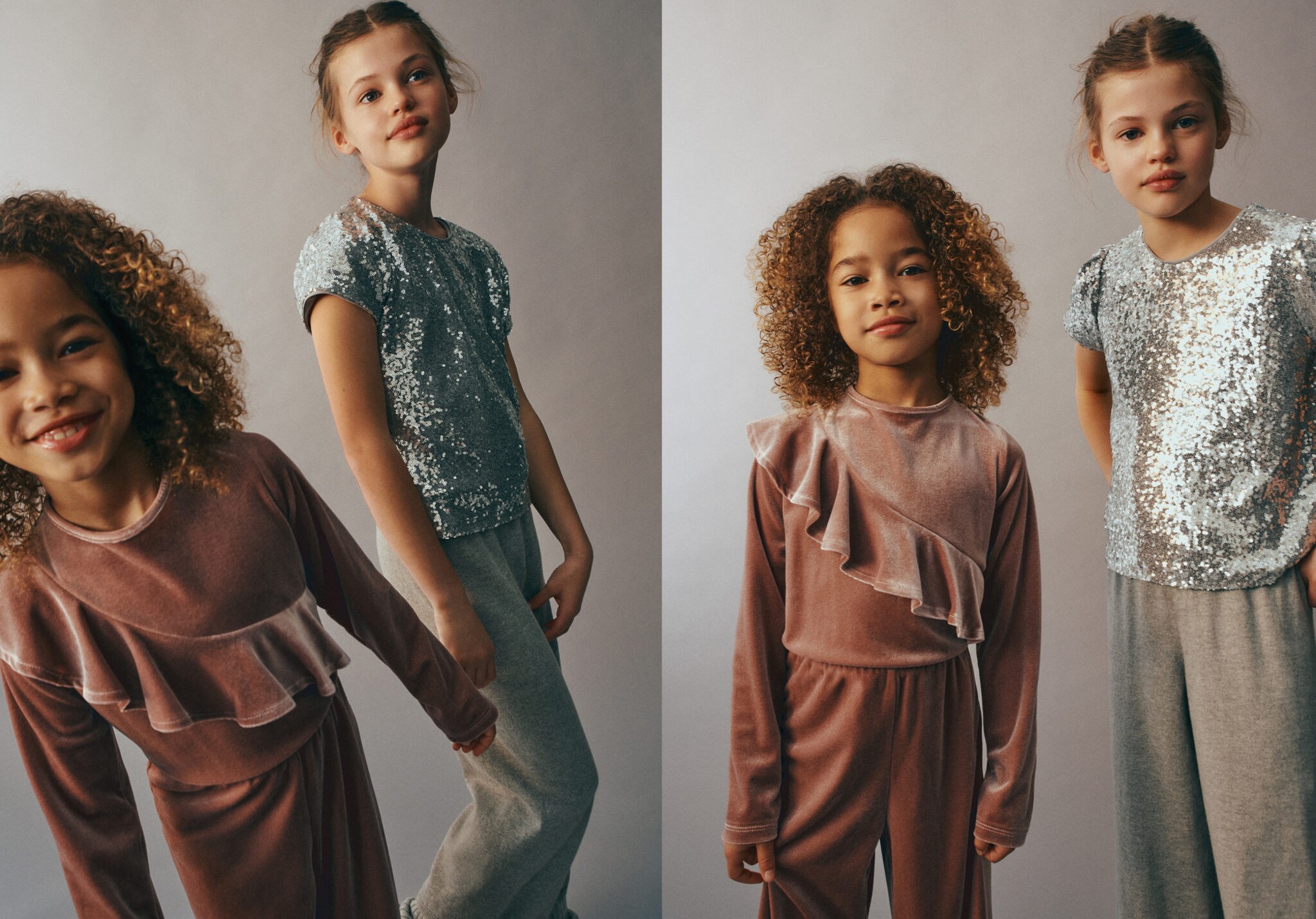 Velvet long jumpsuit - Panoramic plane