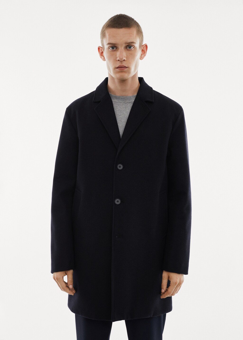 Mulesing Free Wool Melto Coat アンデコレイテッド UNDECORATED アンデコレイテッド / Wool Freece Melton P-Coat