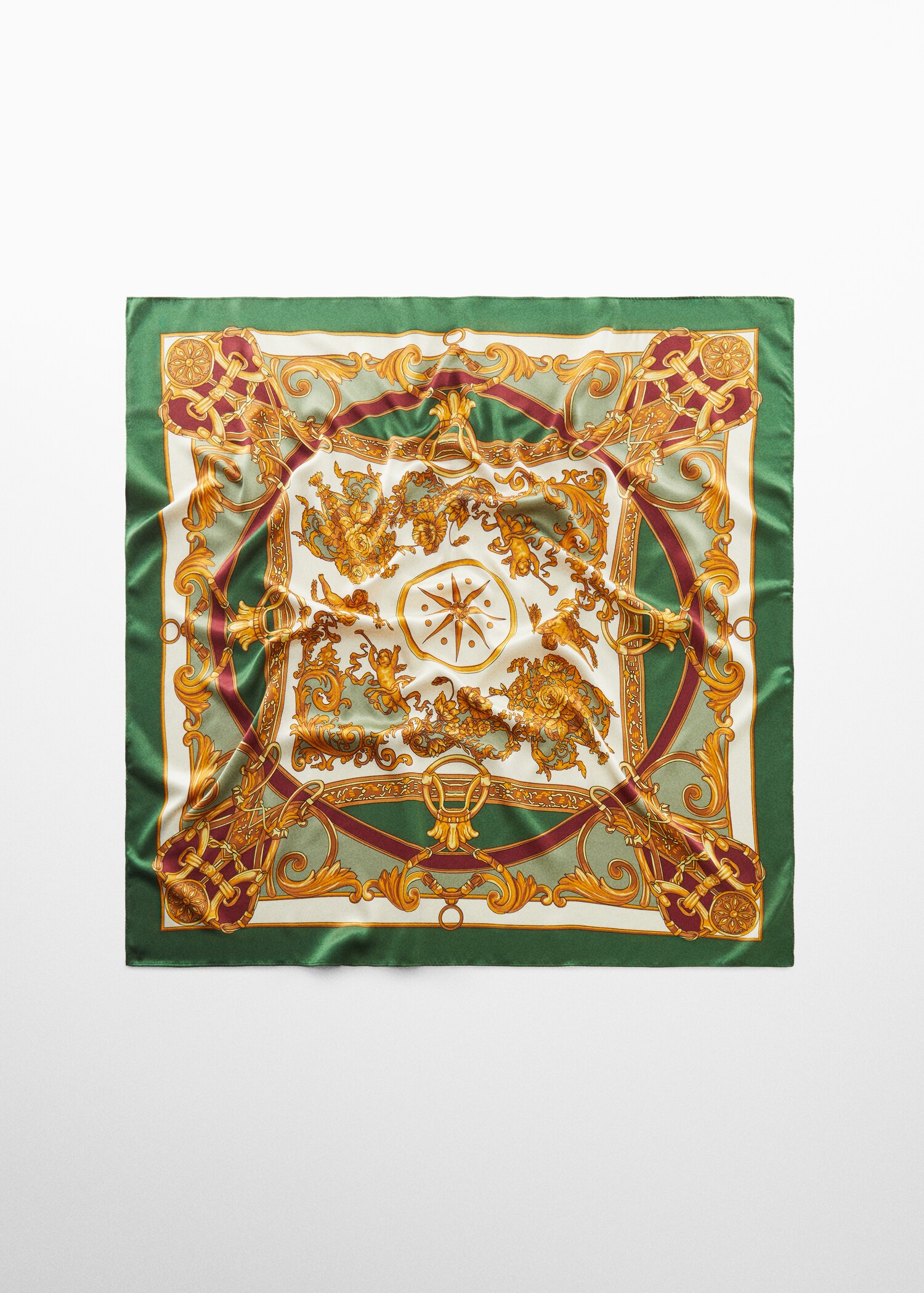Foulard stampa barocca - Articolo senza modello