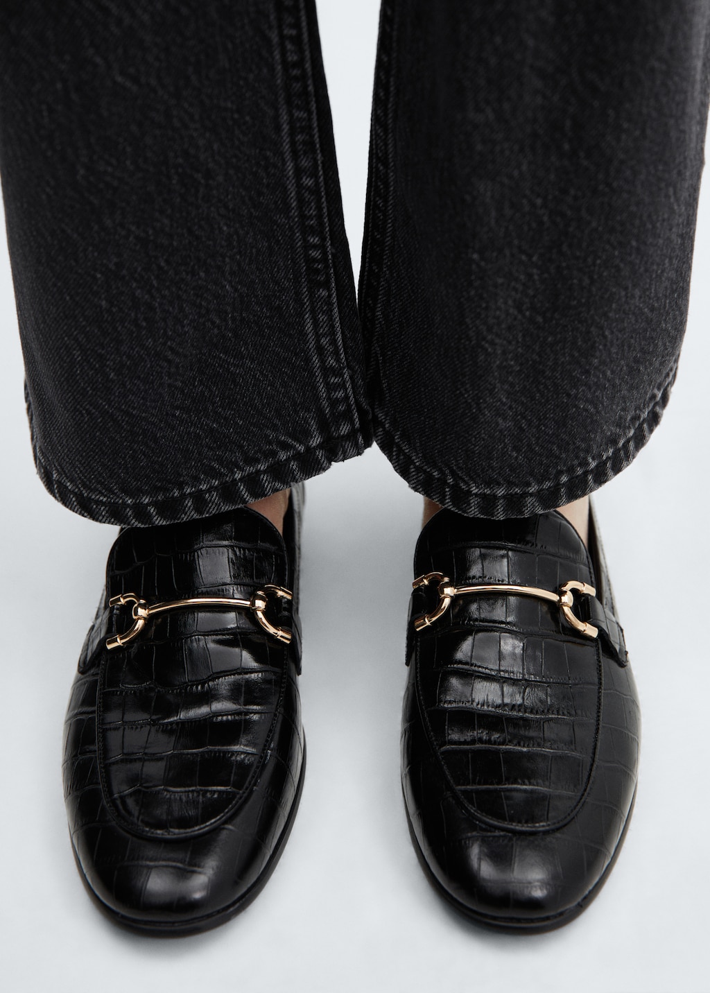 Metallic moccasins hotsell
