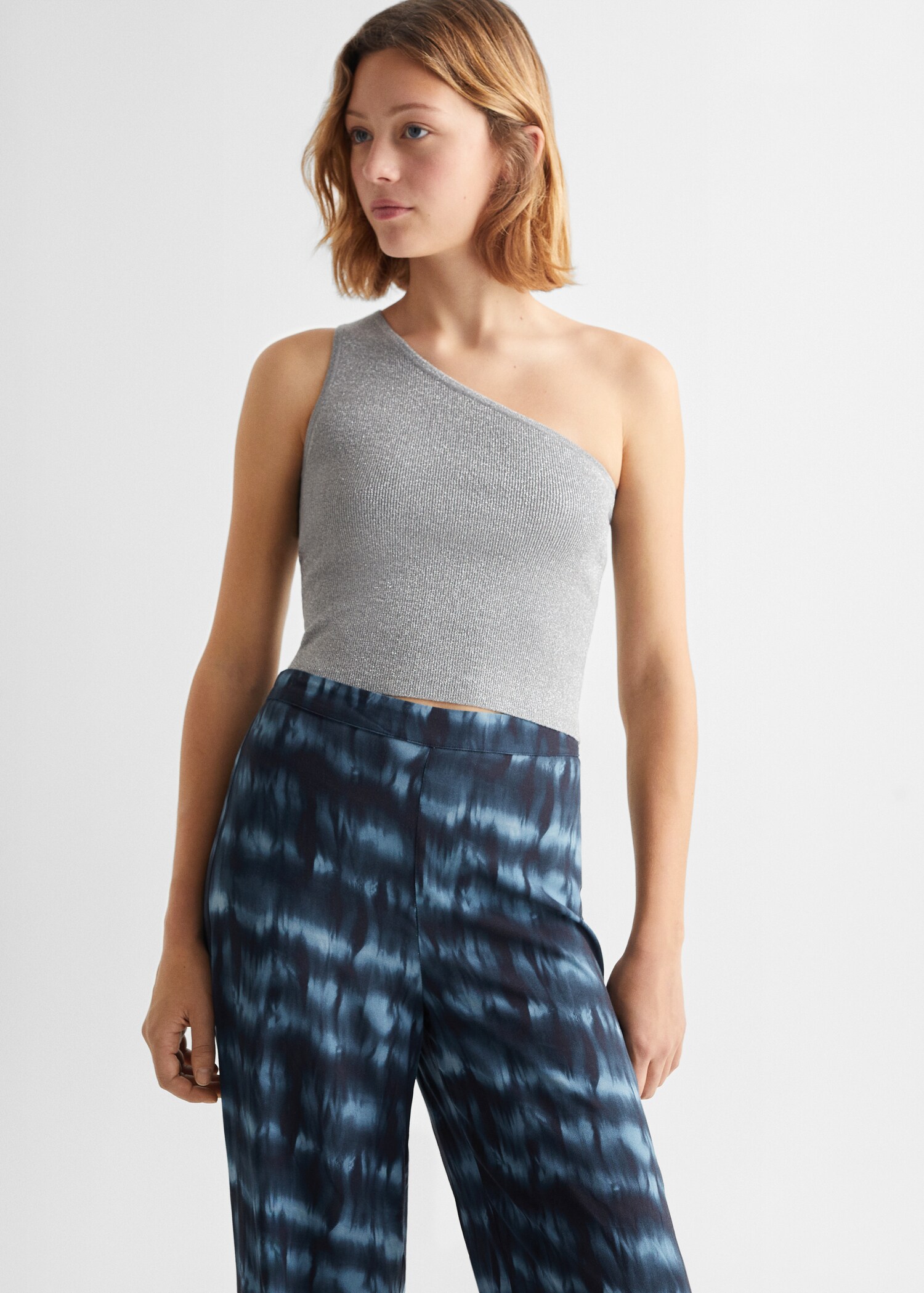 Flowy printed trousers - Medium plane