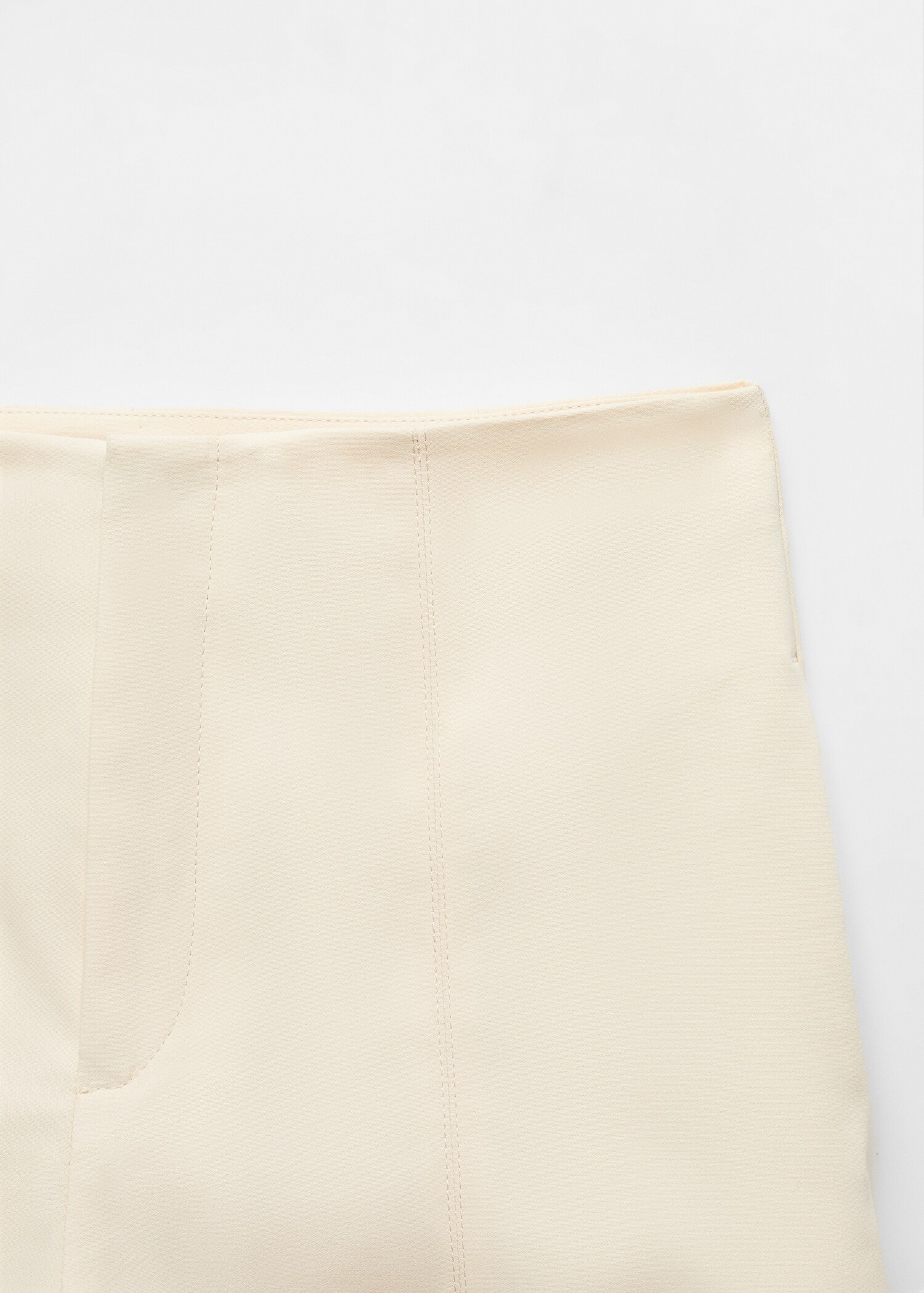 High-waist straight shorts - Details of the article 8