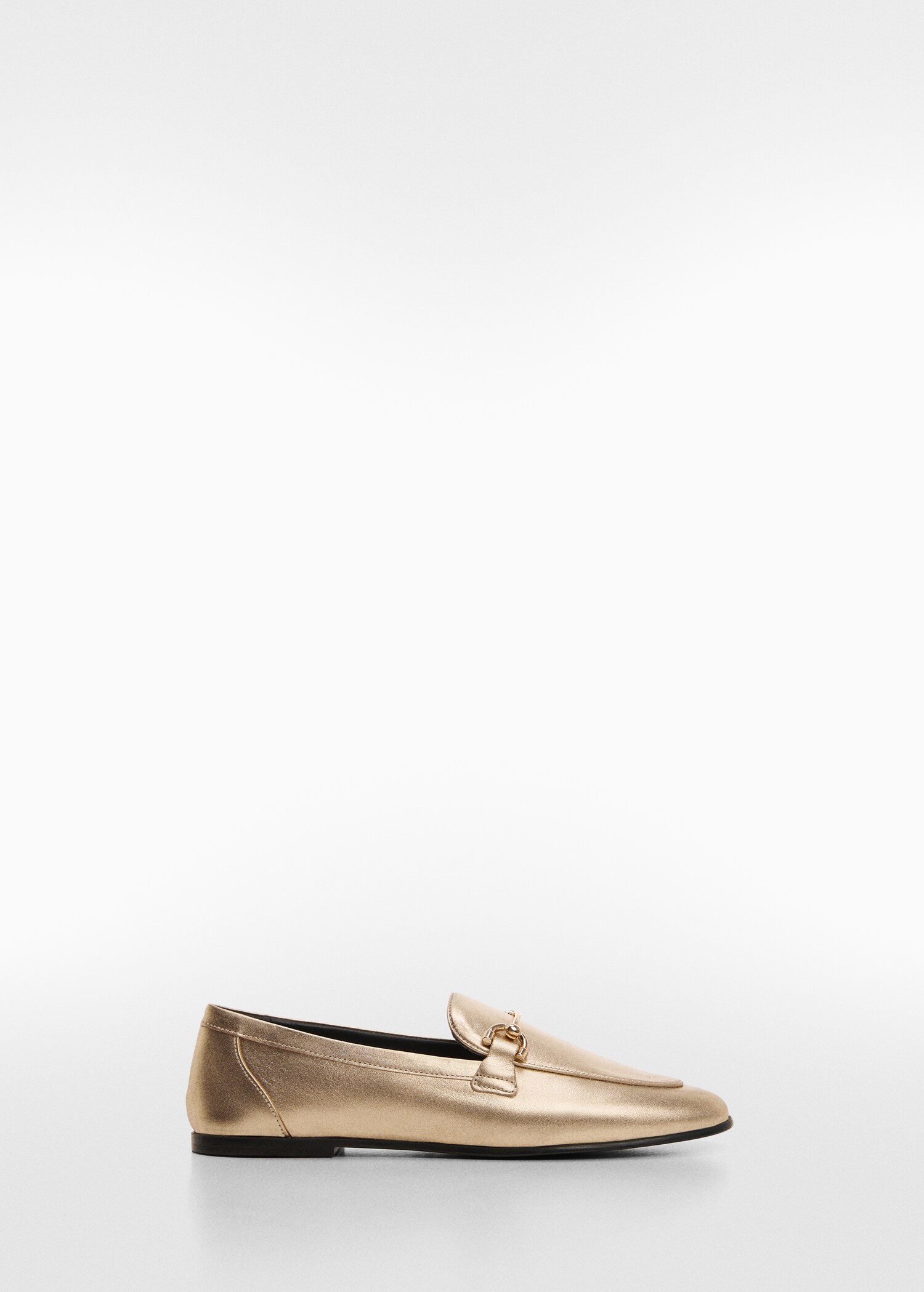 Leather loafers with metallic detail - Article without model