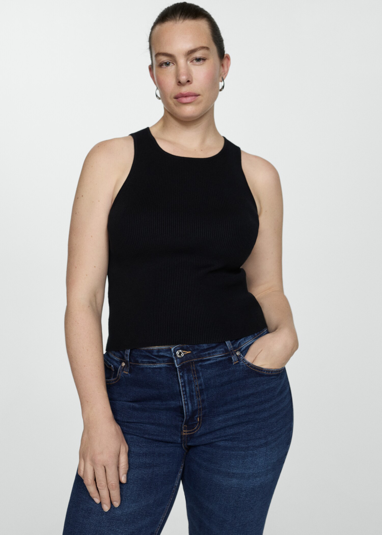 Sienna flared cropped jeans - Details of the article 5