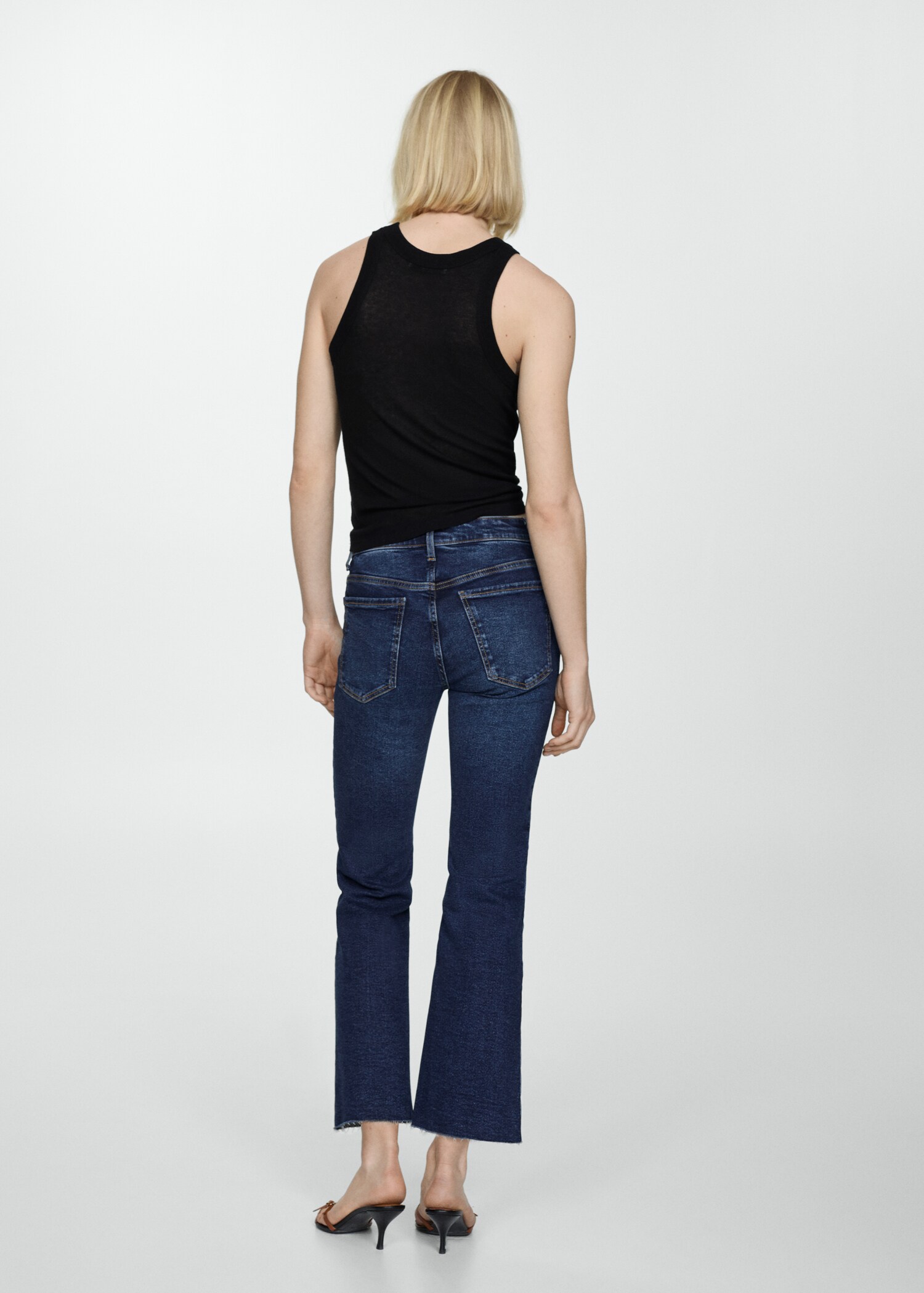 Sienna flared cropped jeans - Reverse of the article