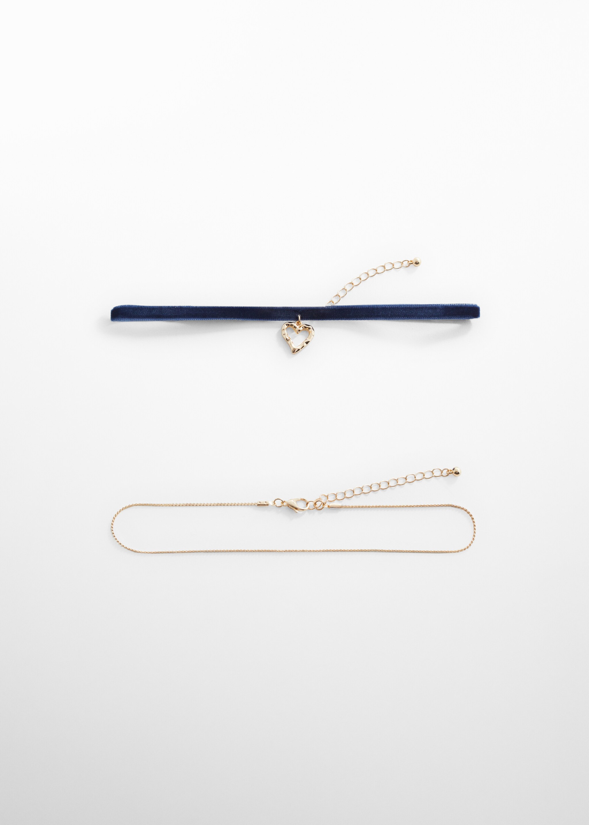2 chokers pack - Article without model, Gold. Ref: 67000432-00.