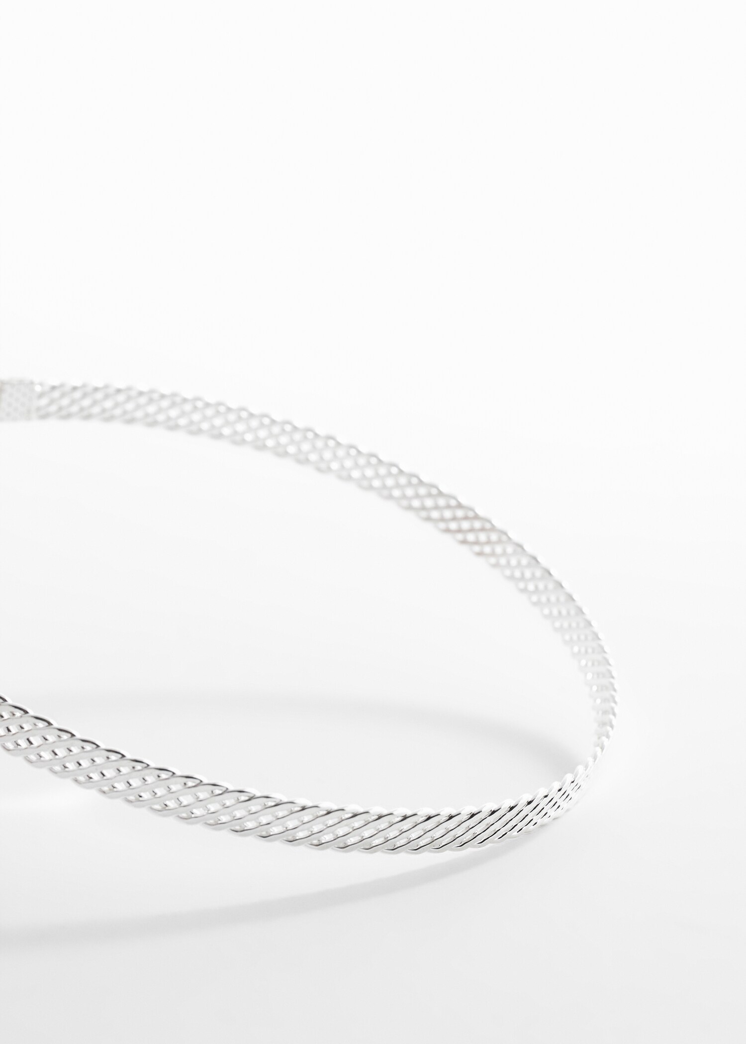 Choker-Halsband in Flechtoptik - Mittlere Ansicht