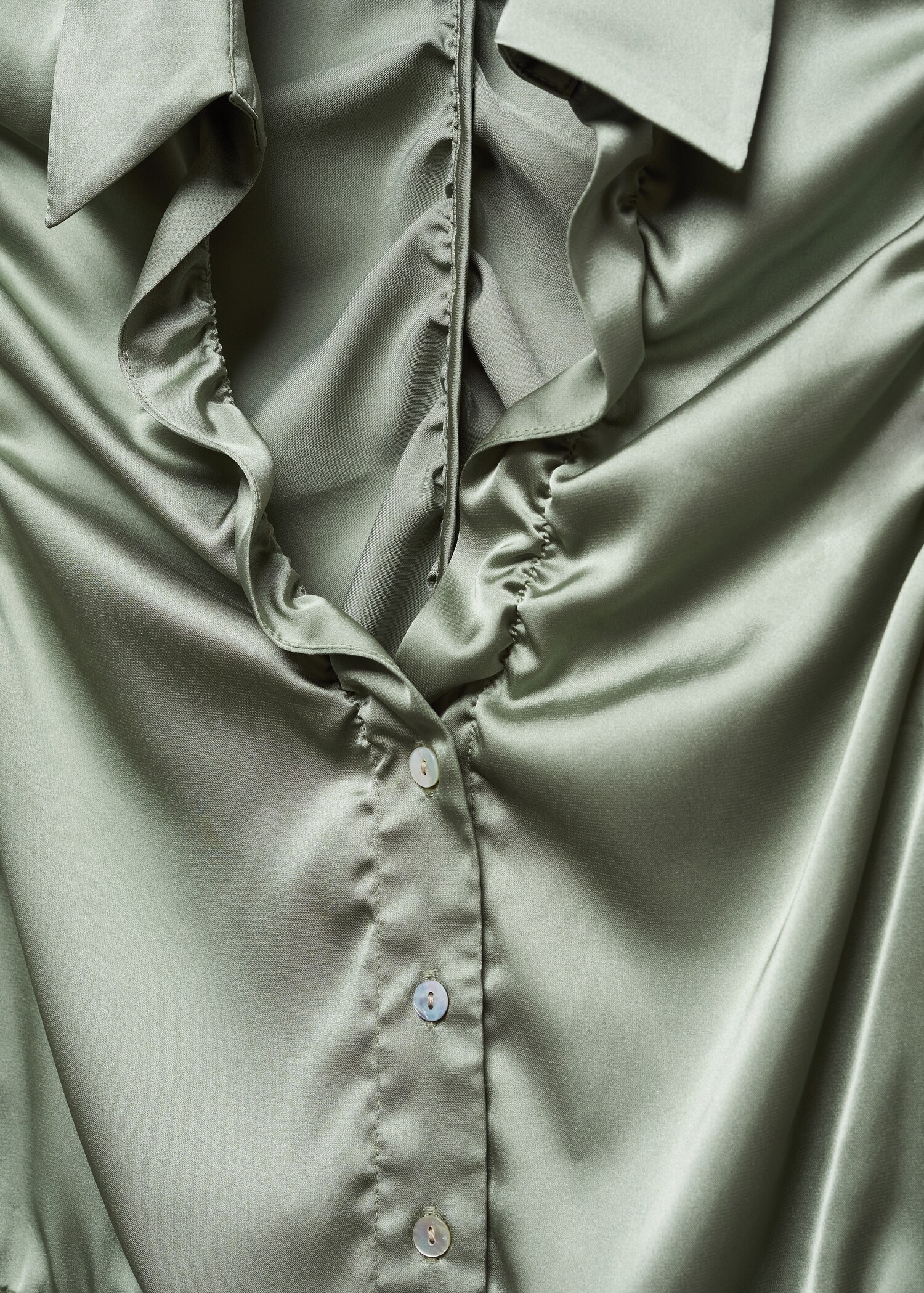 Camisa setinada frunzida - Detall de l'article 8