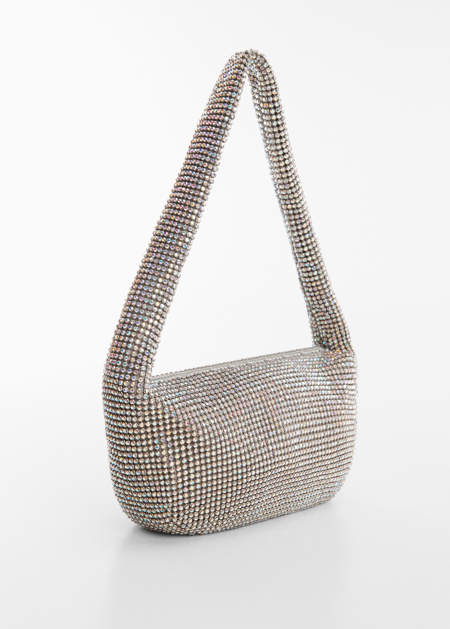 Schultertasche mit Strasssteinen - Mittlere Ansicht