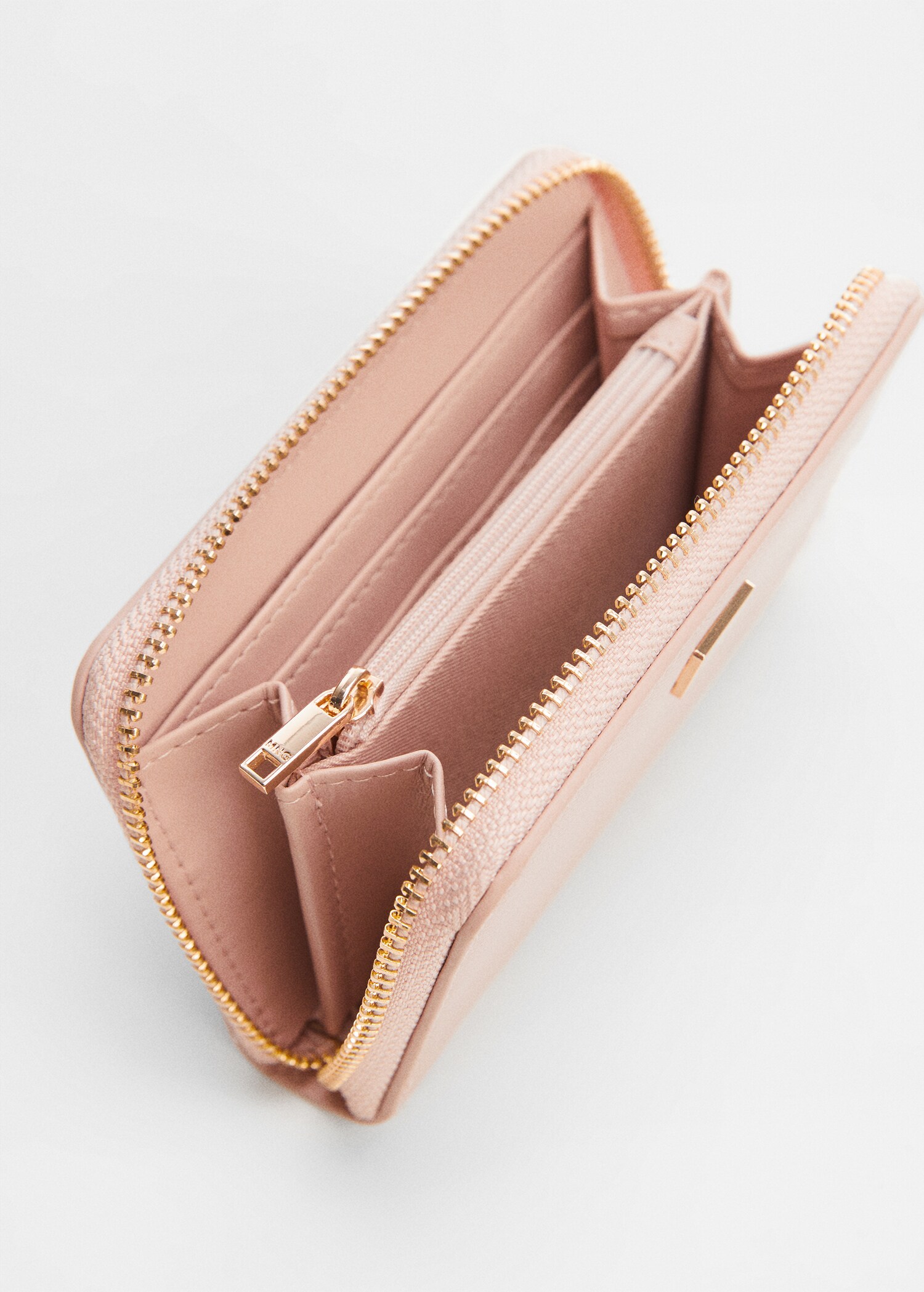 Brieftasche in Saffiano-Optik - Mittlere Ansicht
