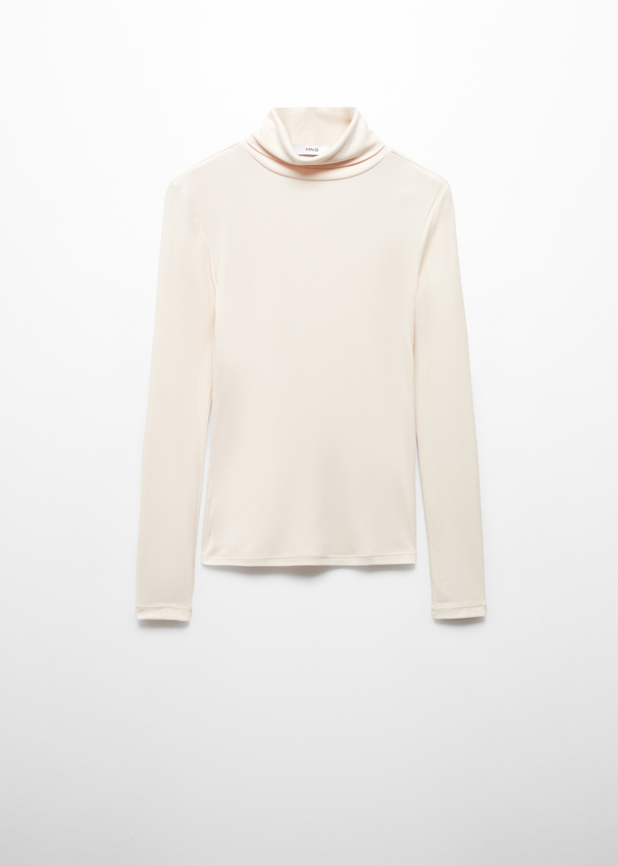 Modal turtleneck t-shirt - Article without model