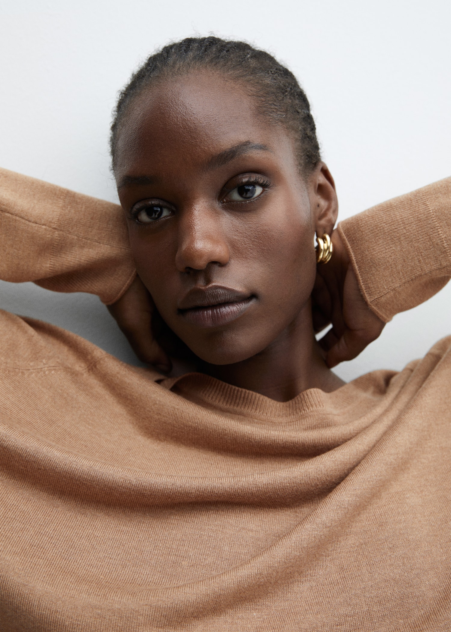 Fine-knit crew-neck sweater Women MANGO OUTLET USA