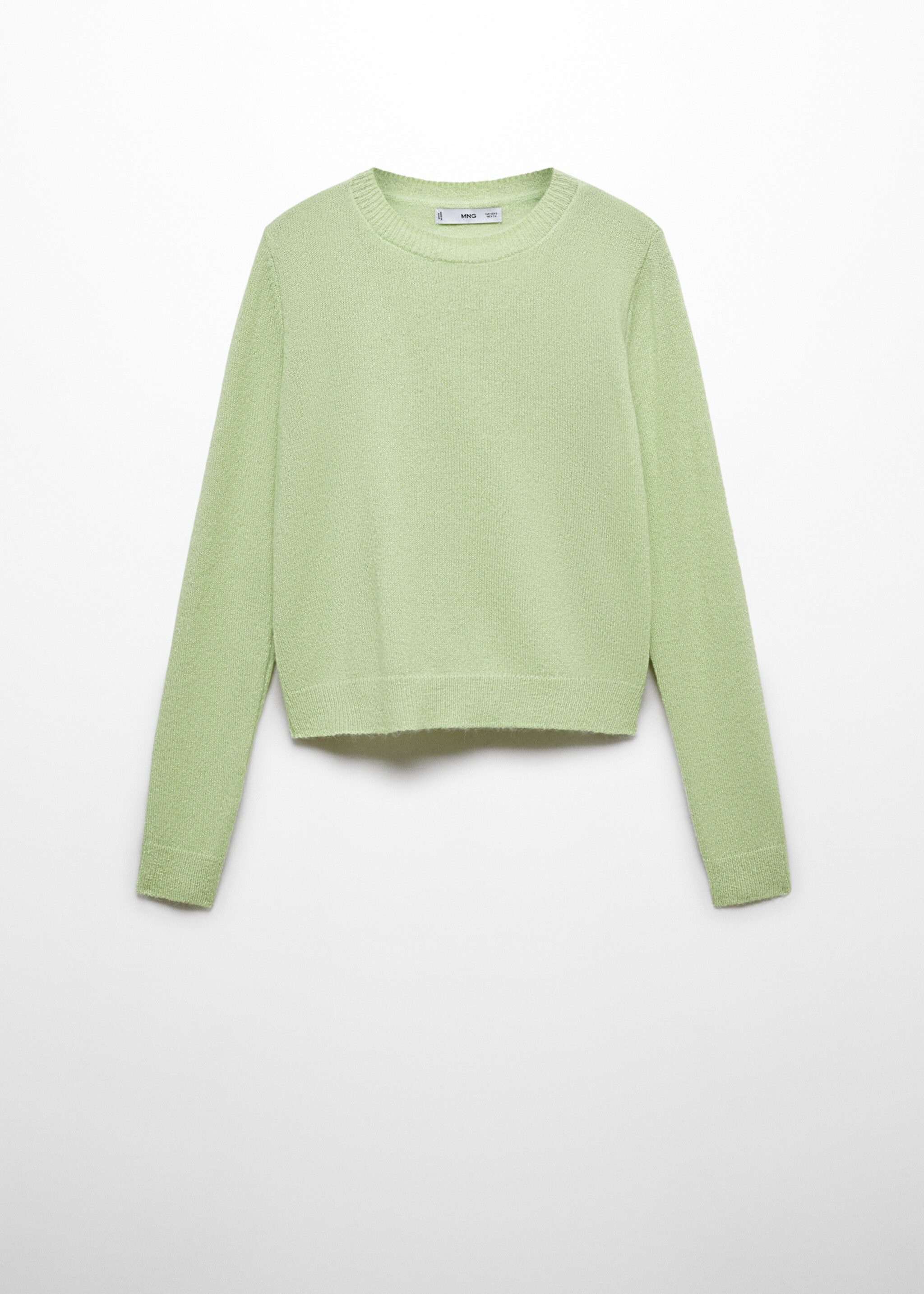 Round-neck knitted sweater - Article without model