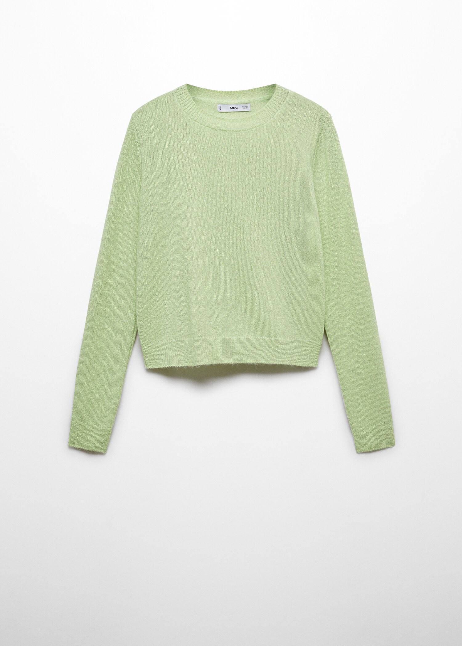 Round-neck knitted sweater - Article without model