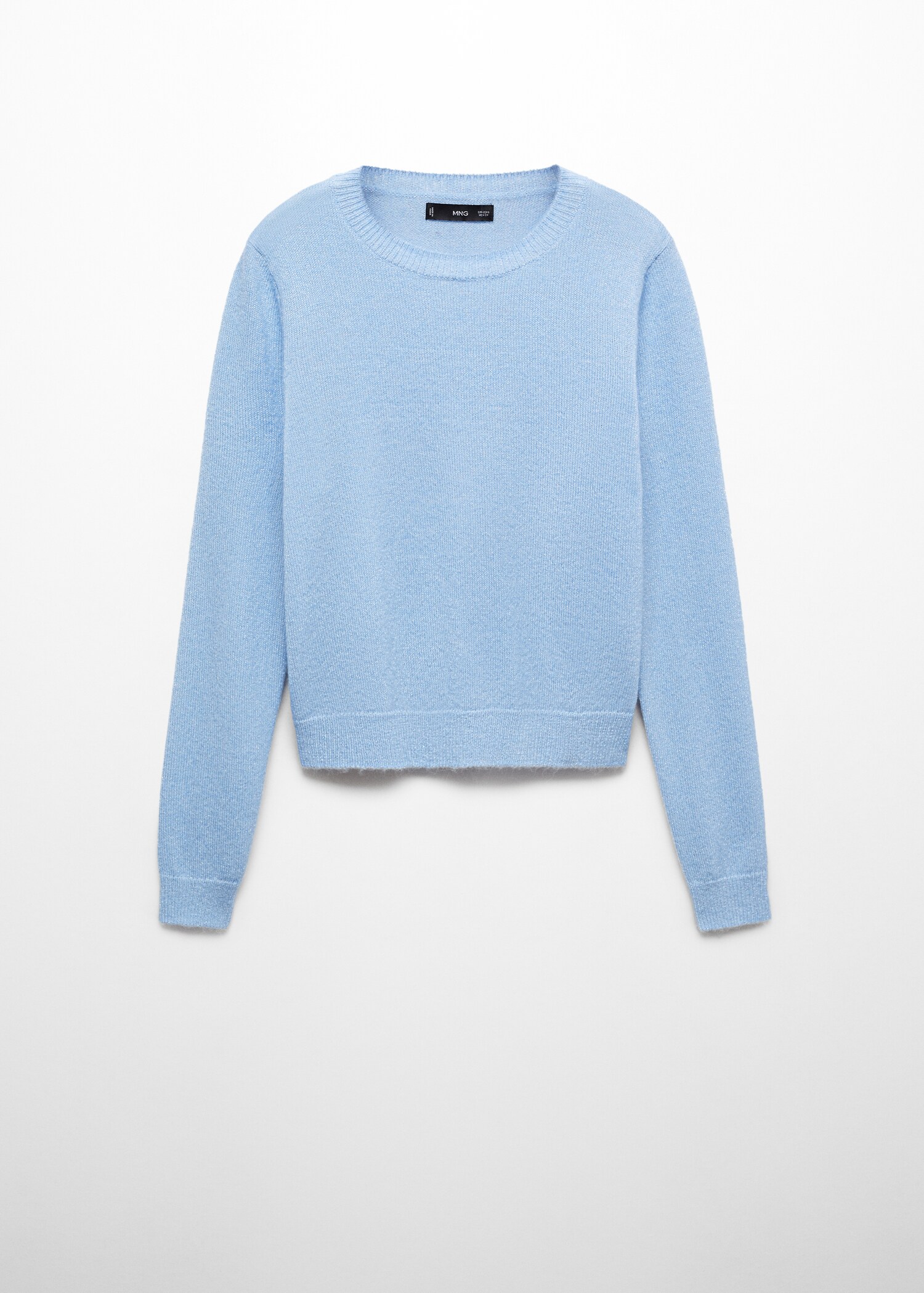 Round-neck knitted sweater - Article without model