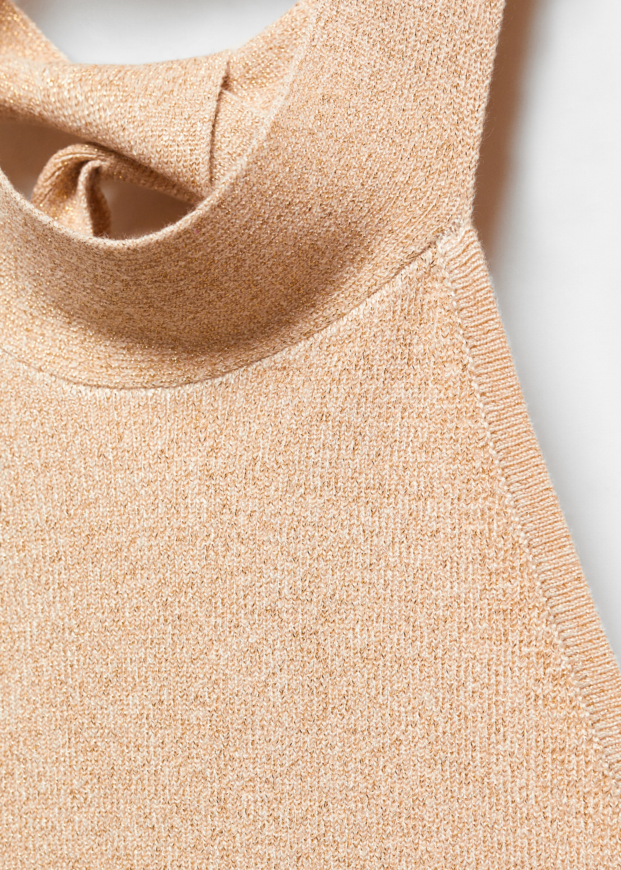 Neckholder-Top - Detail des Artikels 8, Gold. Ref: 67000475-00.