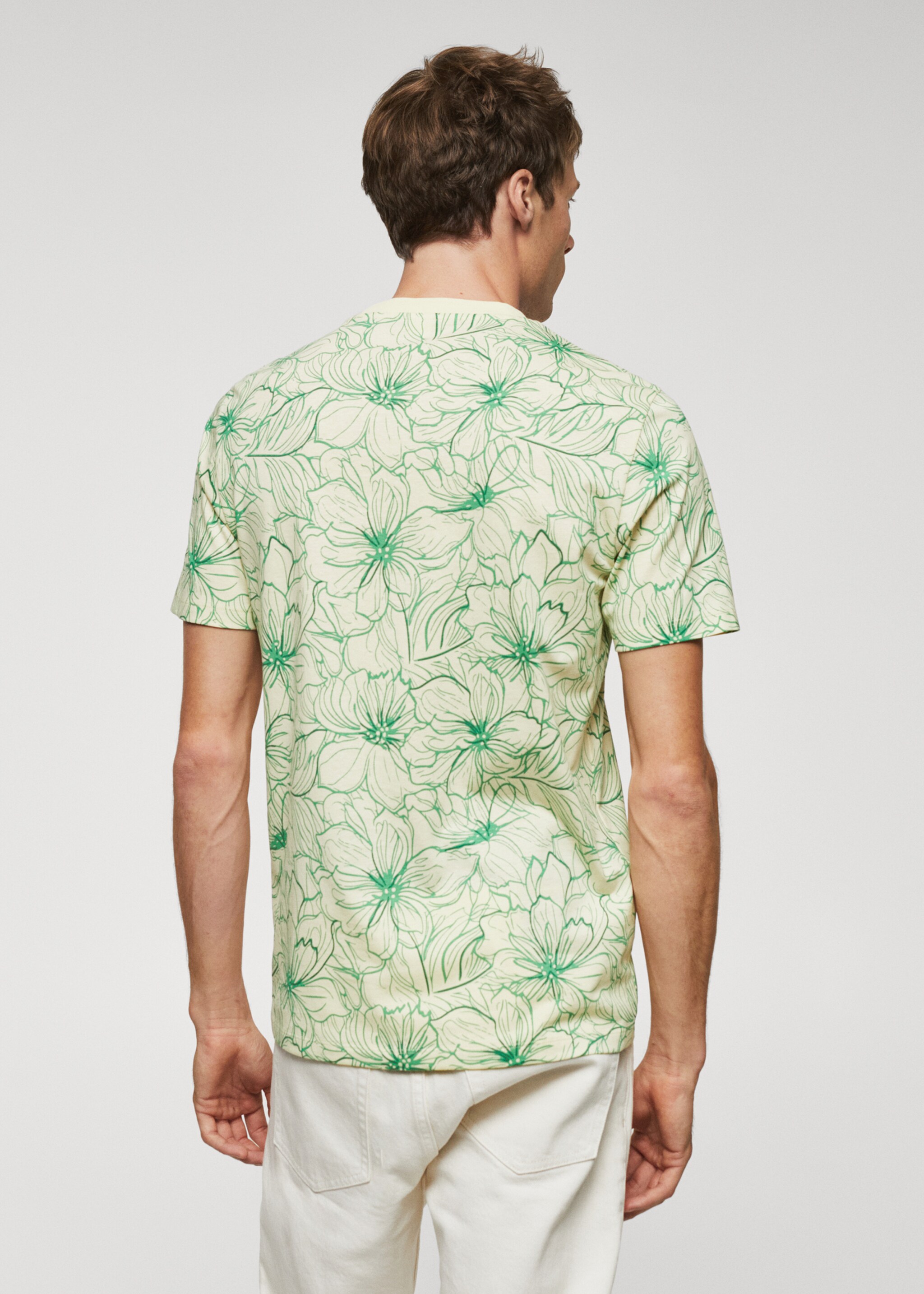 T-shirt imprimé floral - Verso de l’article