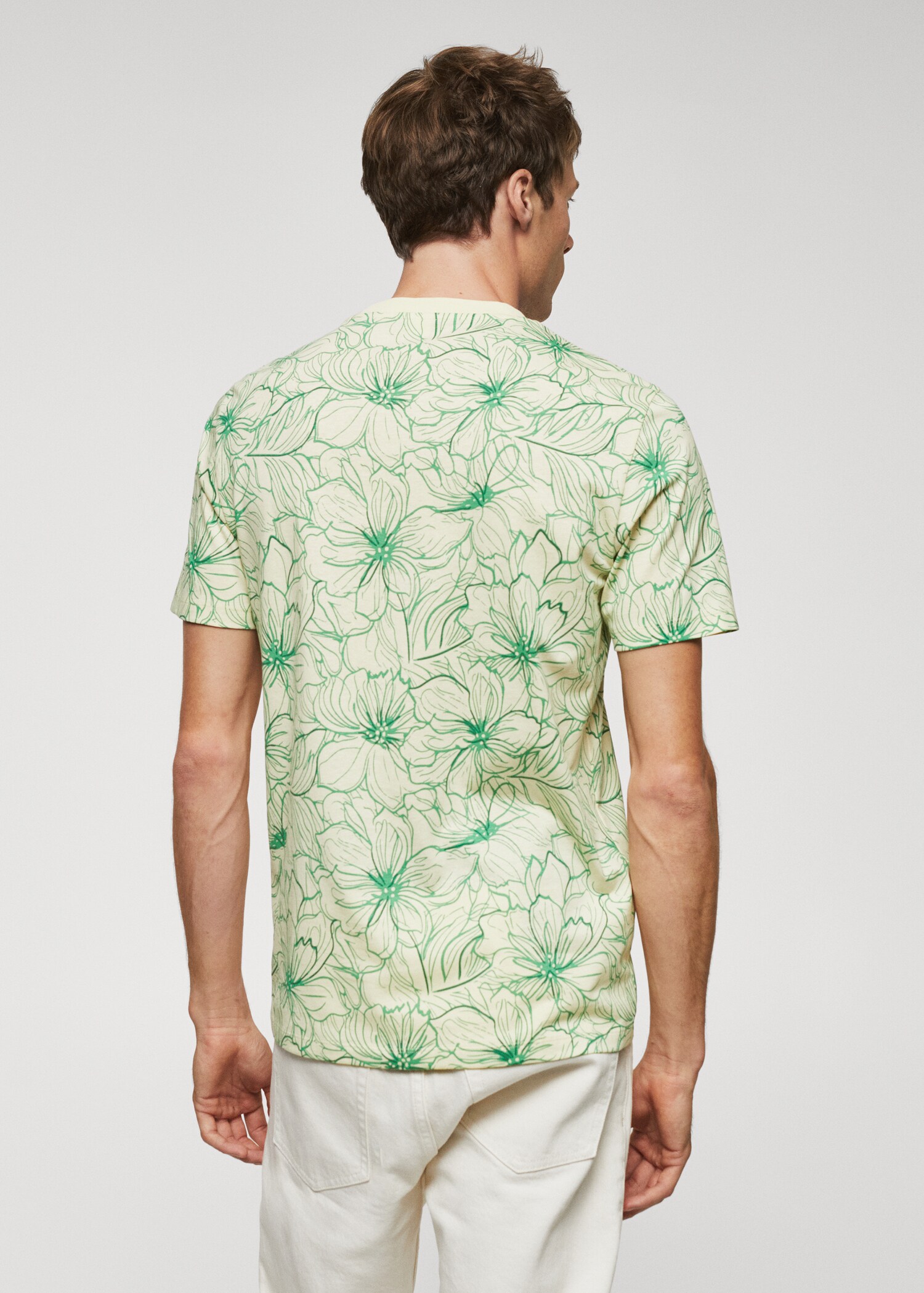T-shirt imprimé floral - Verso de l’article