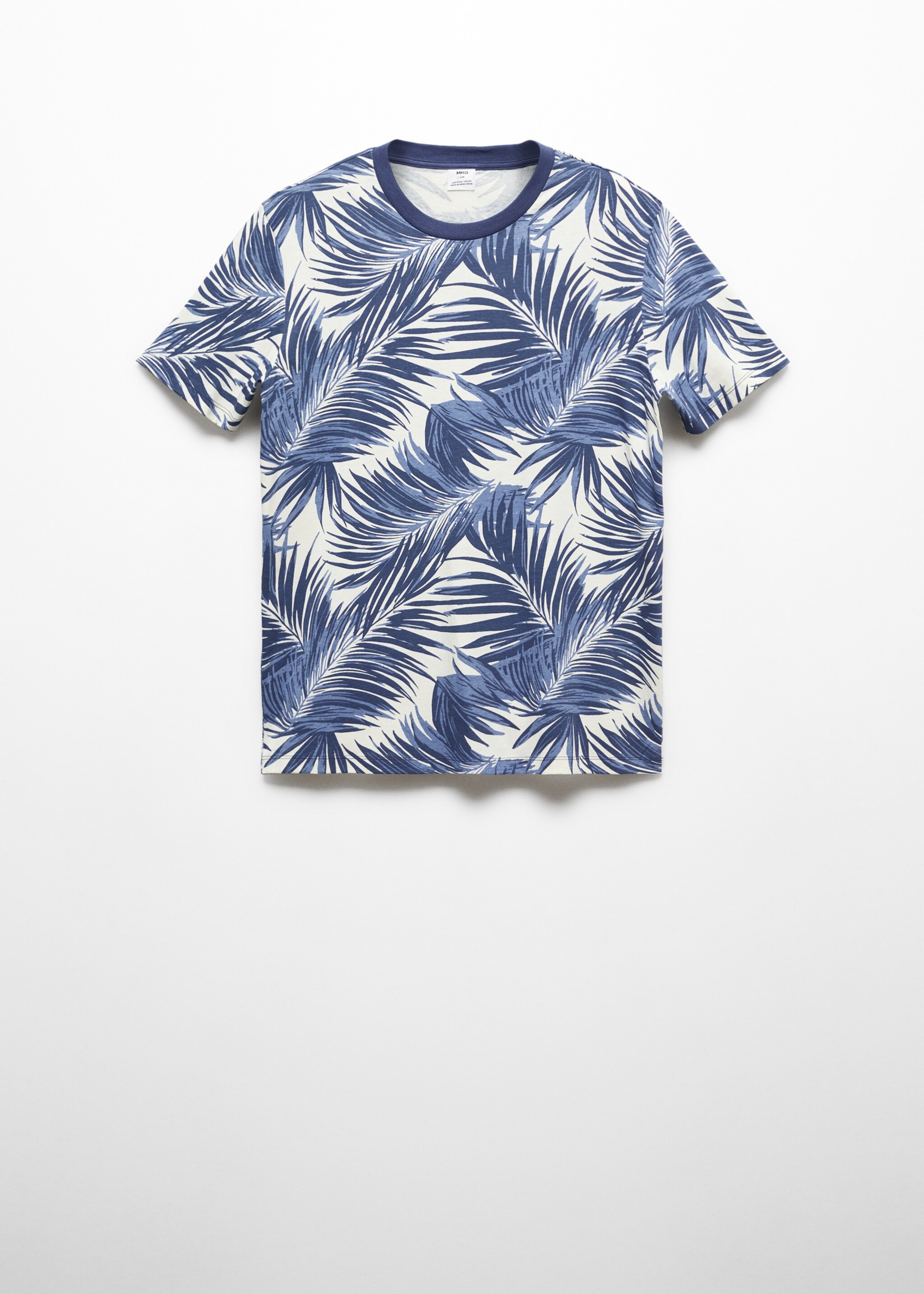 Slim-fit palm-print shirt - Article without model