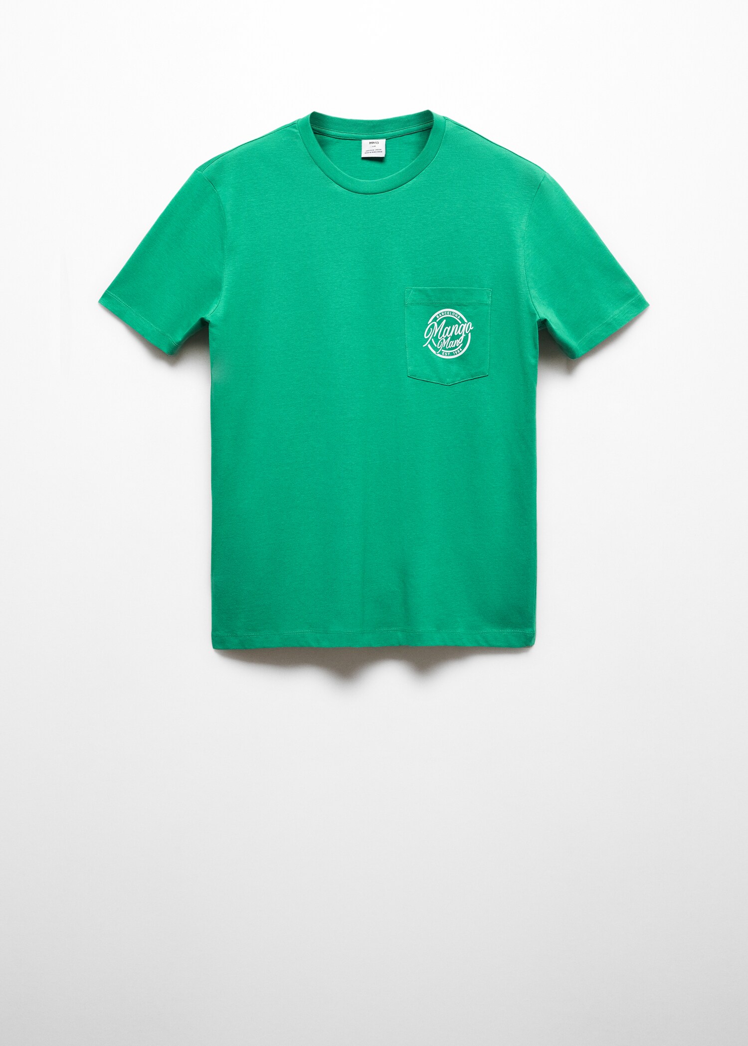 100% cotton t-shirt with logo - Article without model