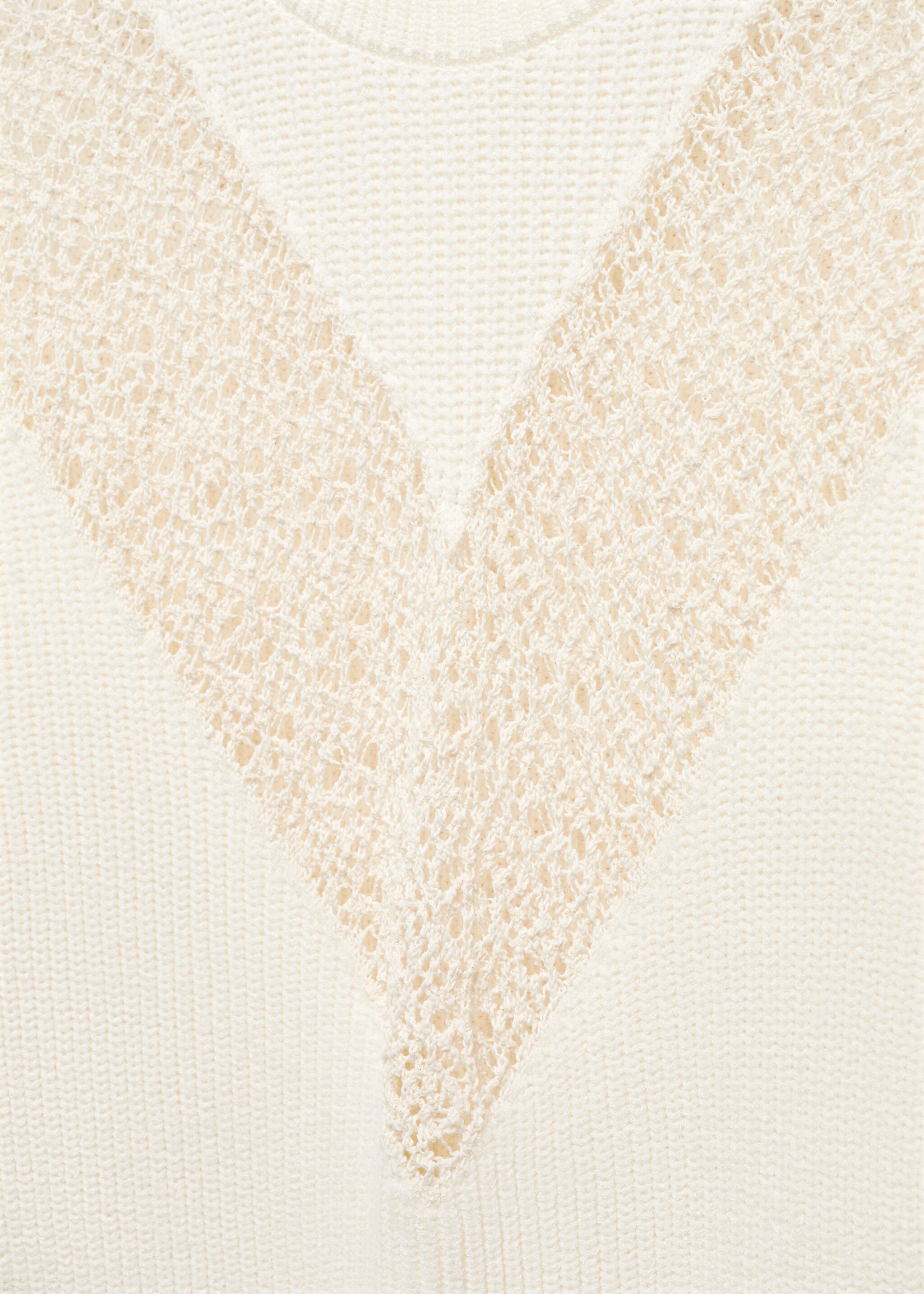 Knitted sweater with openwork details - Details of the article 8