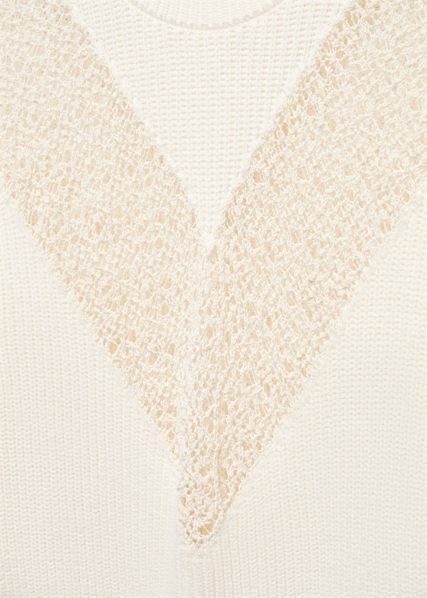 Knitted sweater with openwork details - Details of the article 8