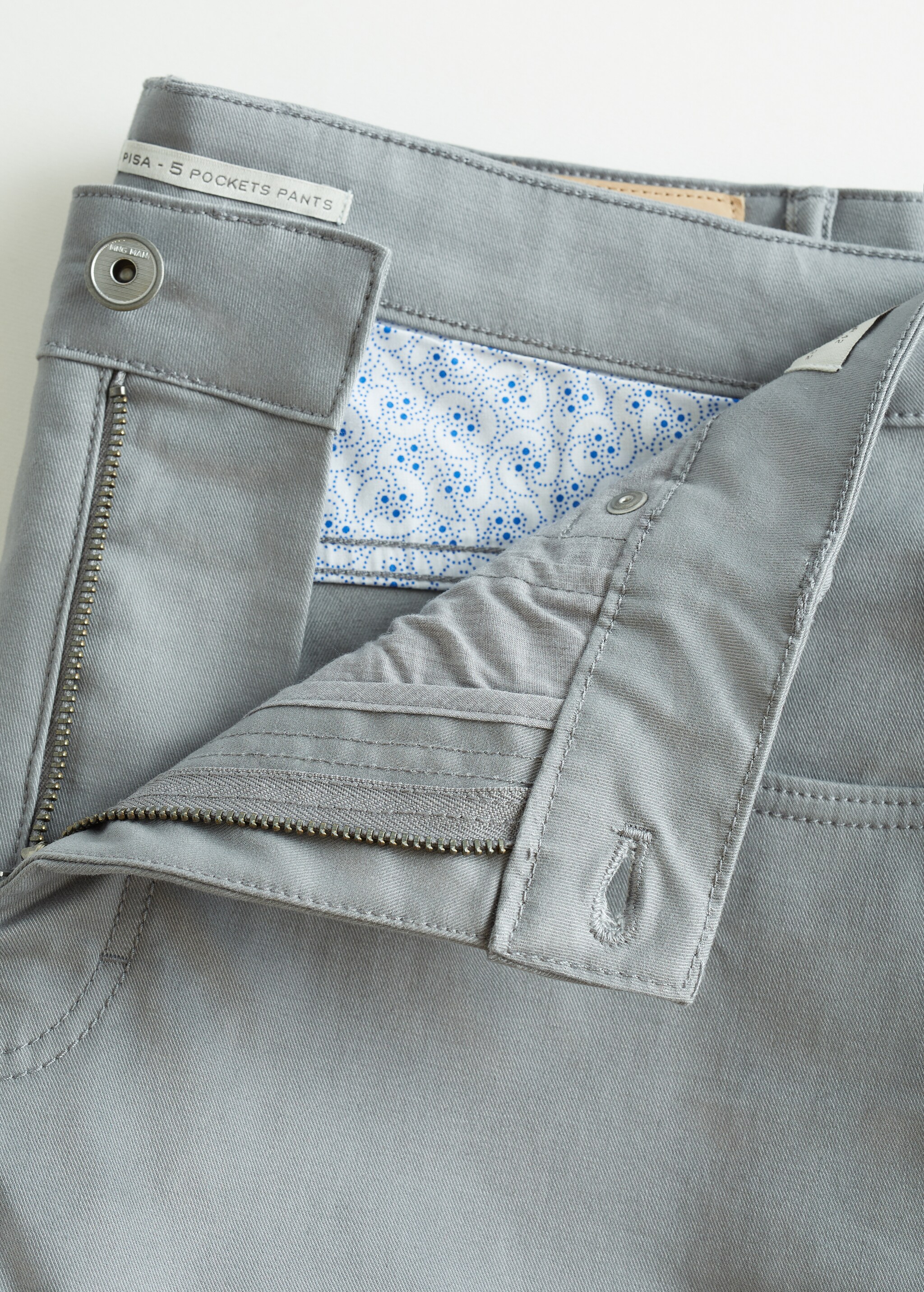 Pantalón tejanero slim fit sarga - Detalle del artículo 8