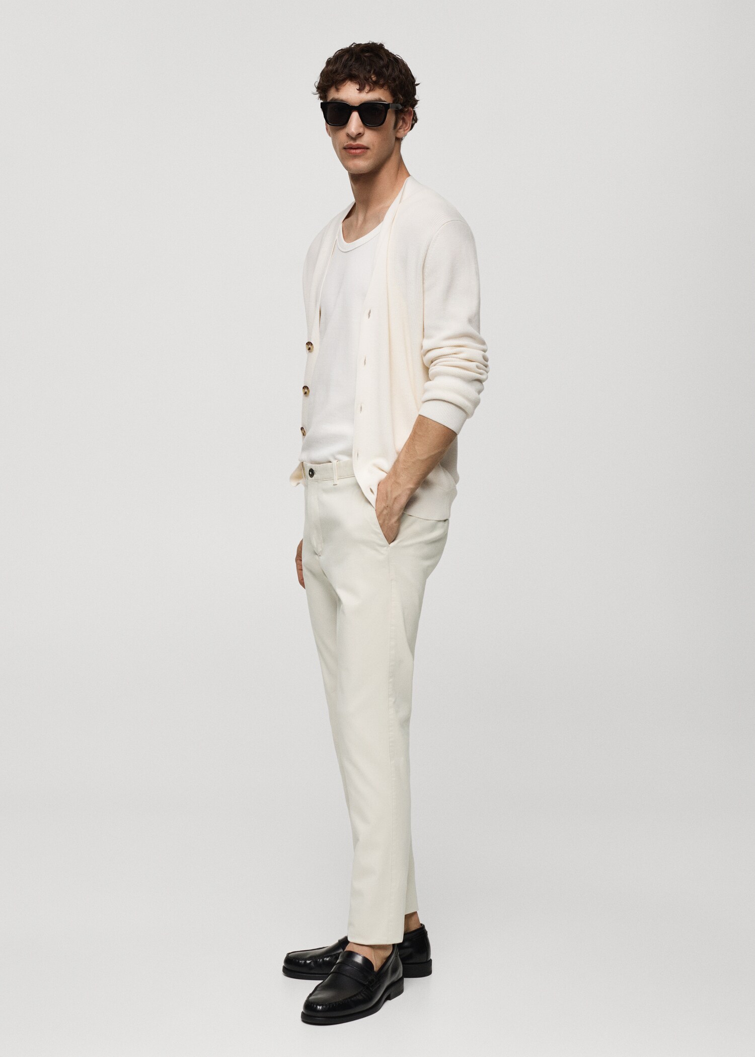 Pantalón chino slim fit sarga - Detalle del artículo 2
