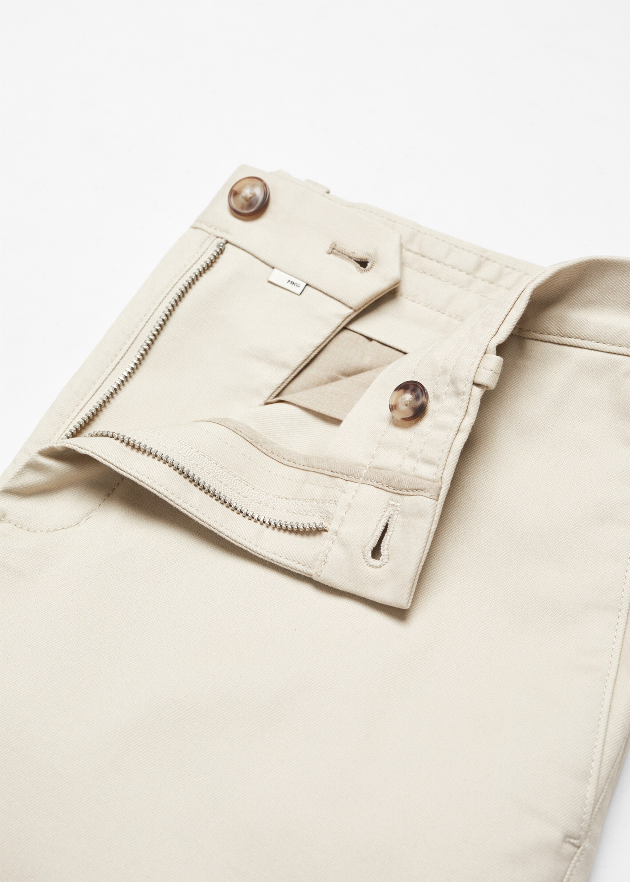 Slim fit serge chino trousers - Details of the article 8
