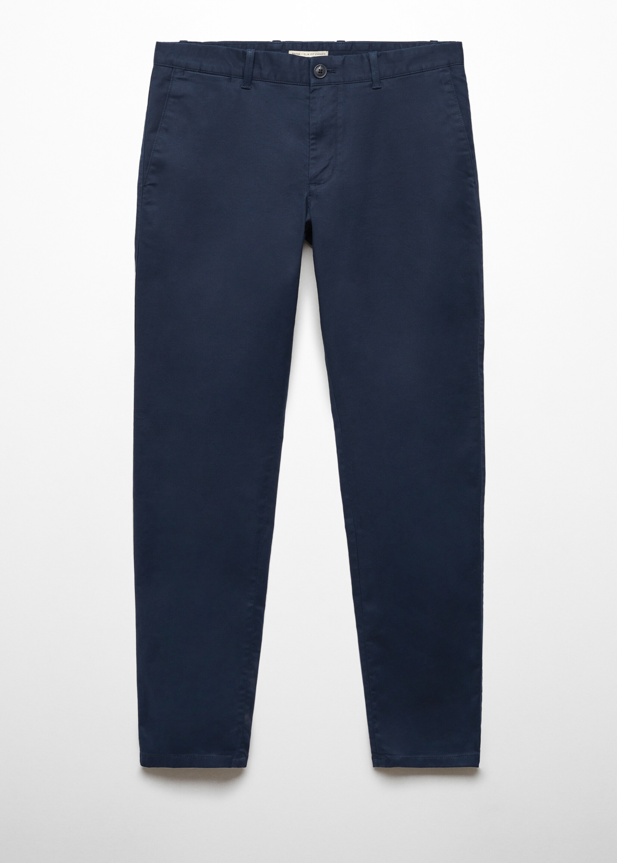 Pantaloni chino slim fit din serj - Articol fără model