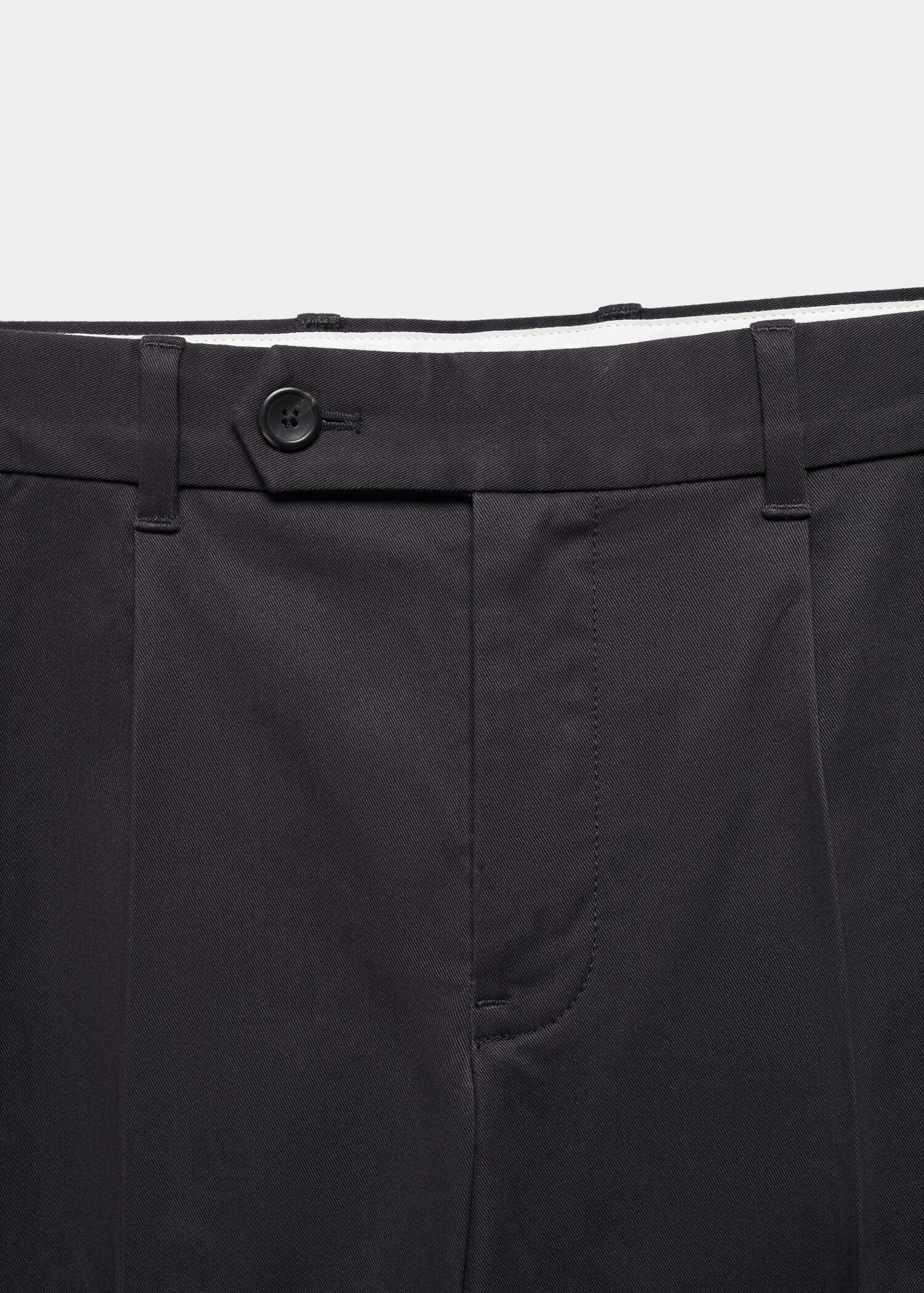 Pantalón algodón slim fit pinzas - Detalle del artículo 8