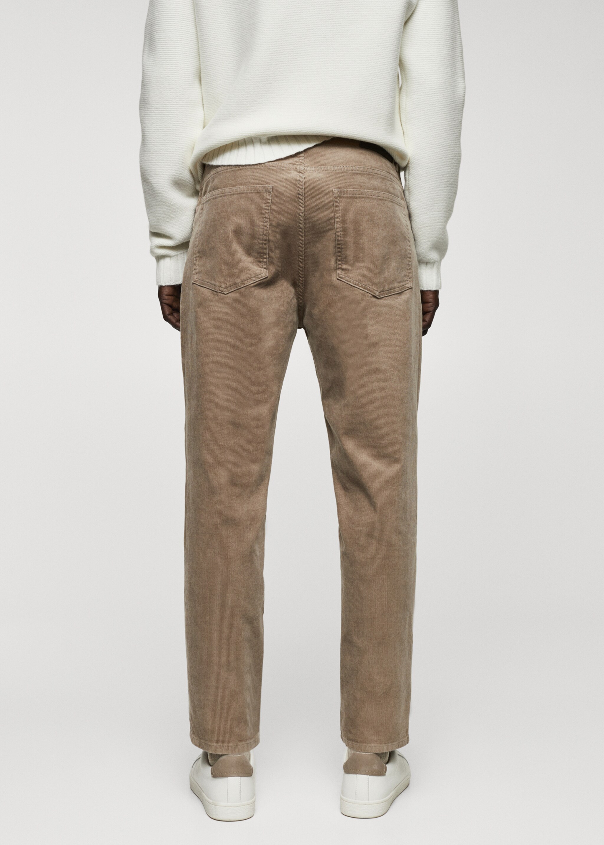 Pantalon velours milleraies slim-fit - Verso de l’article
