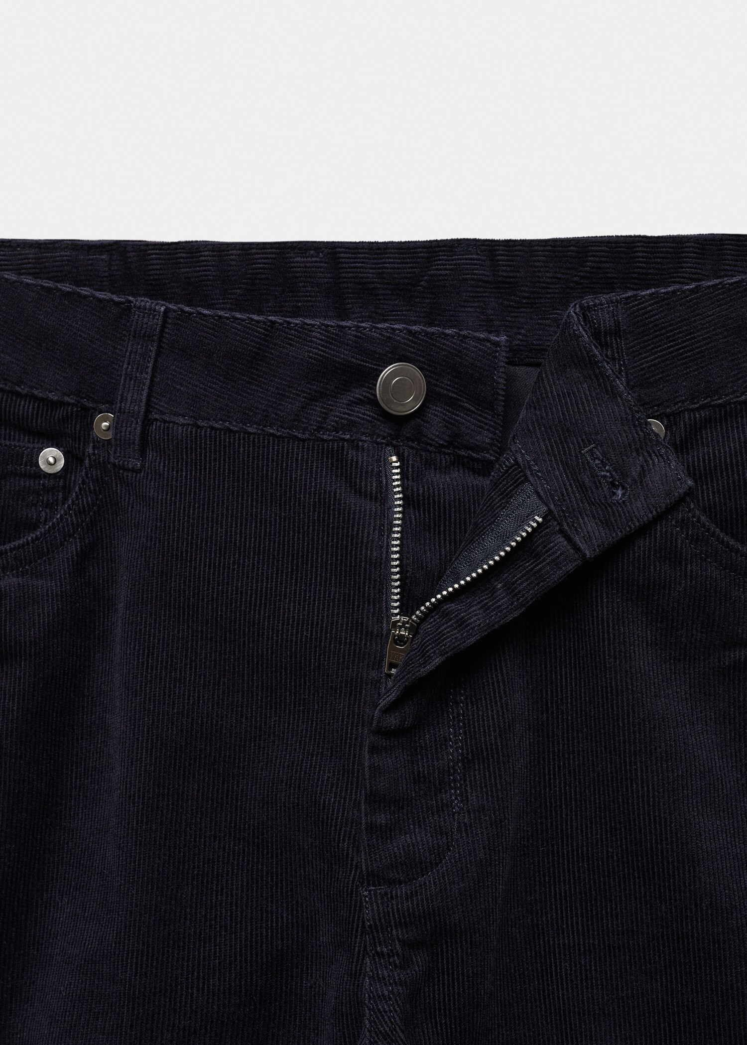 Micro-corduroy slim-fit trousers - Details of the article 8