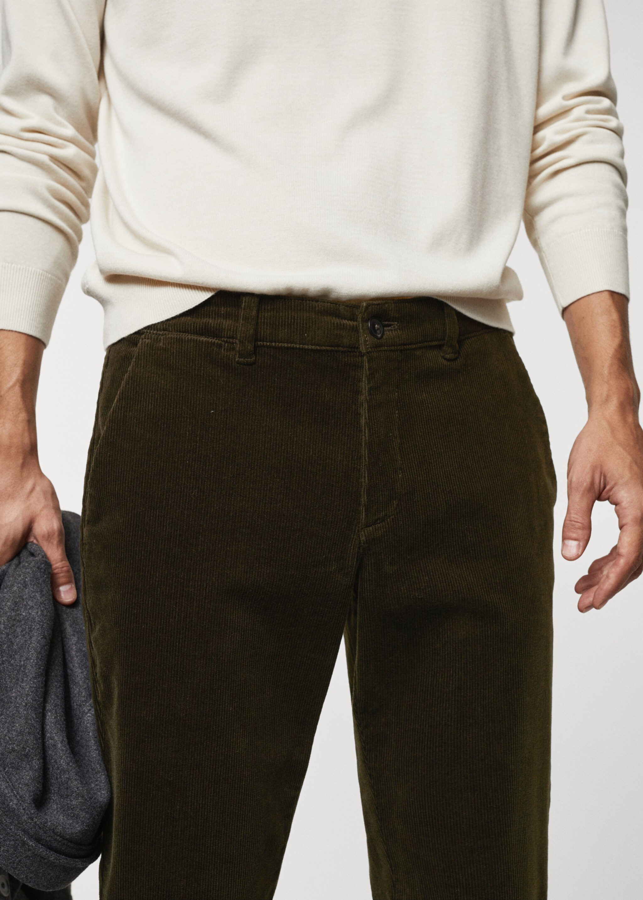 Pantalón pana slim fit cordón - Detalle del artículo 1