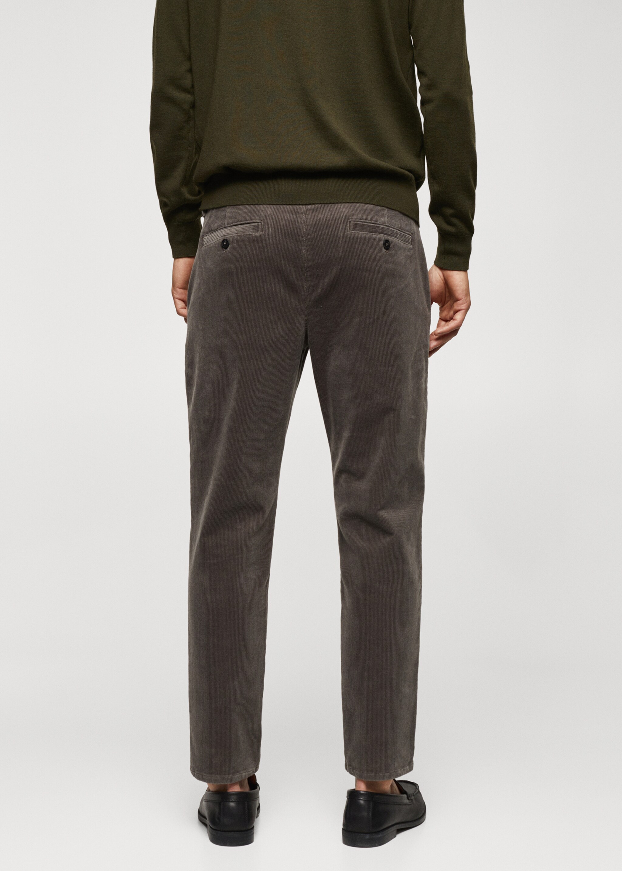 Slim Fit-Feincordhose - Rückseite des Artikels