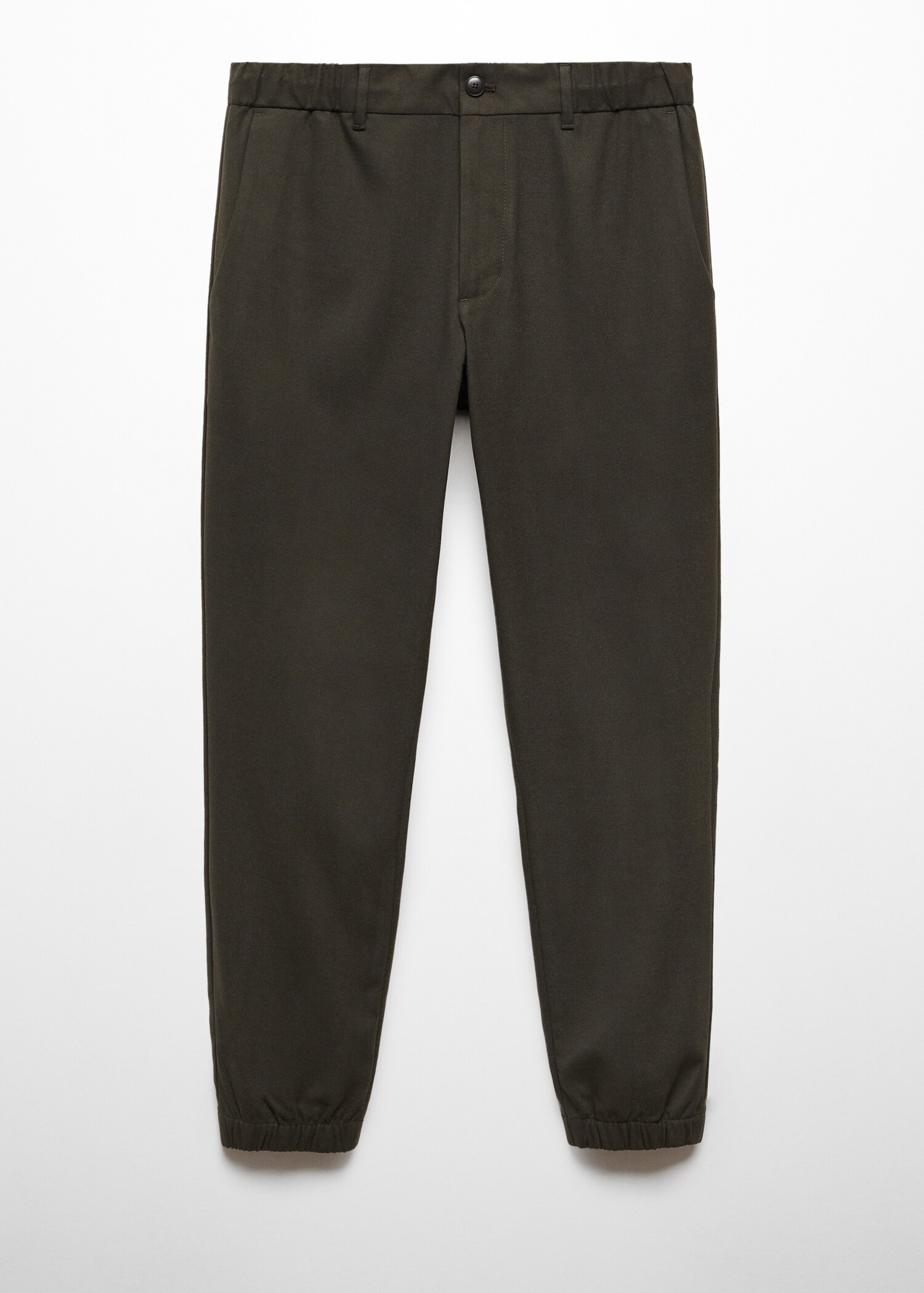 Slim-fit jogger trousers with drawstring - Article without model