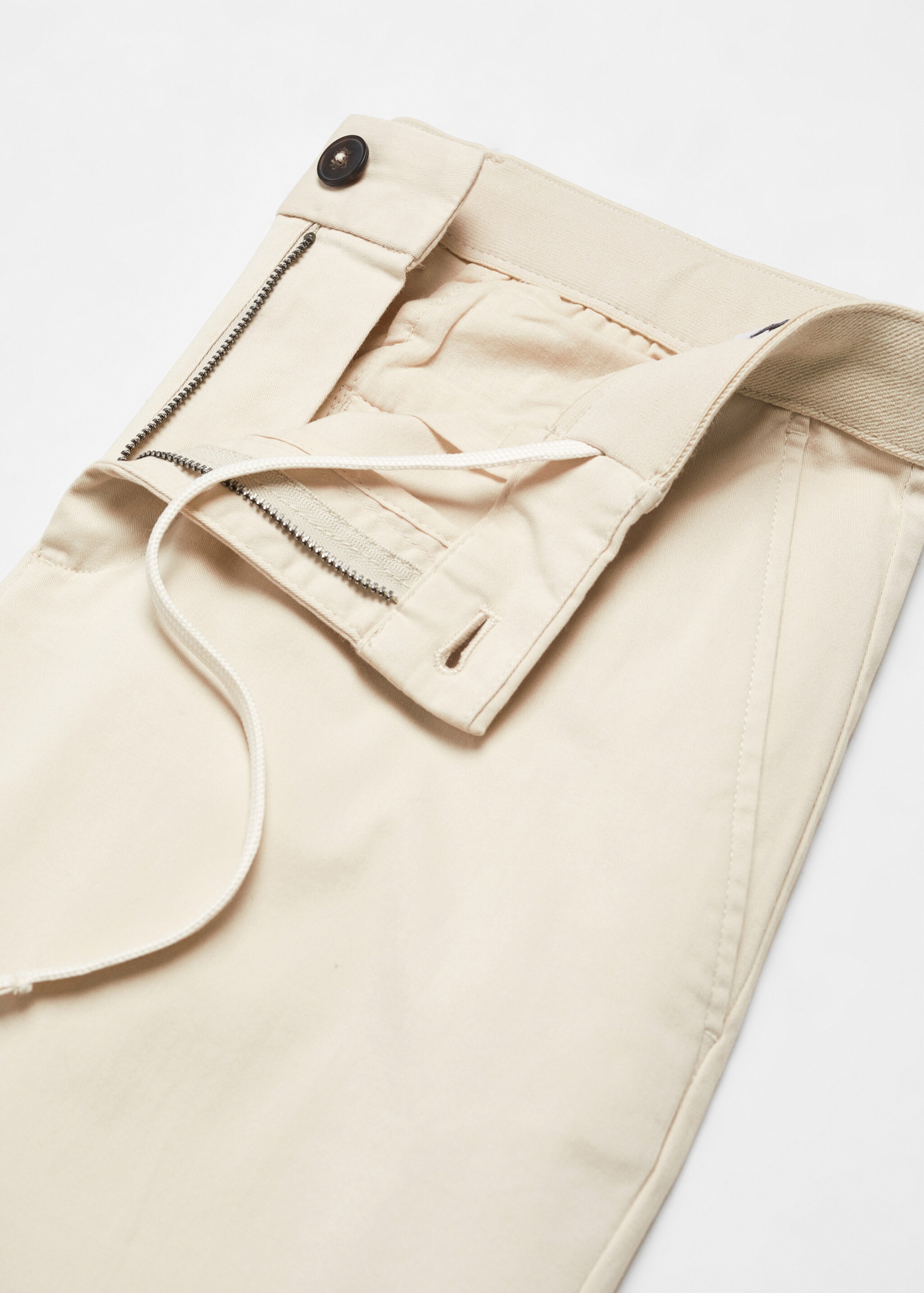 Katoenen tapered crop broek - Detail van het artikel 8