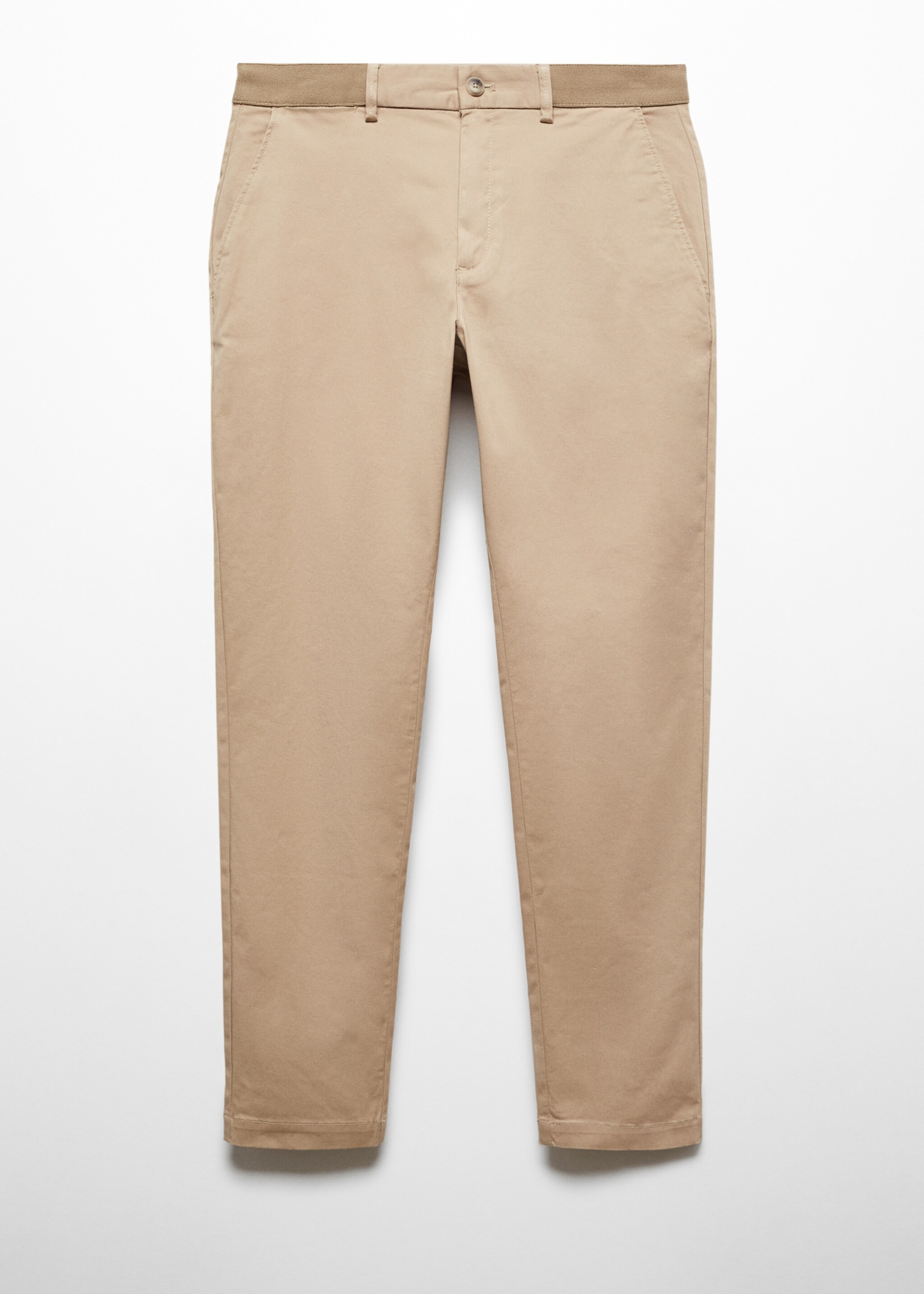 Cotton tapered crop pants - Article without model