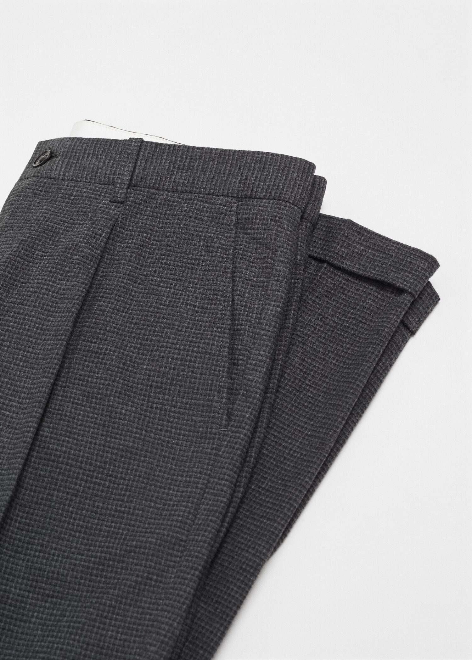 Slim-fit cotton trousers - Details of the article 8