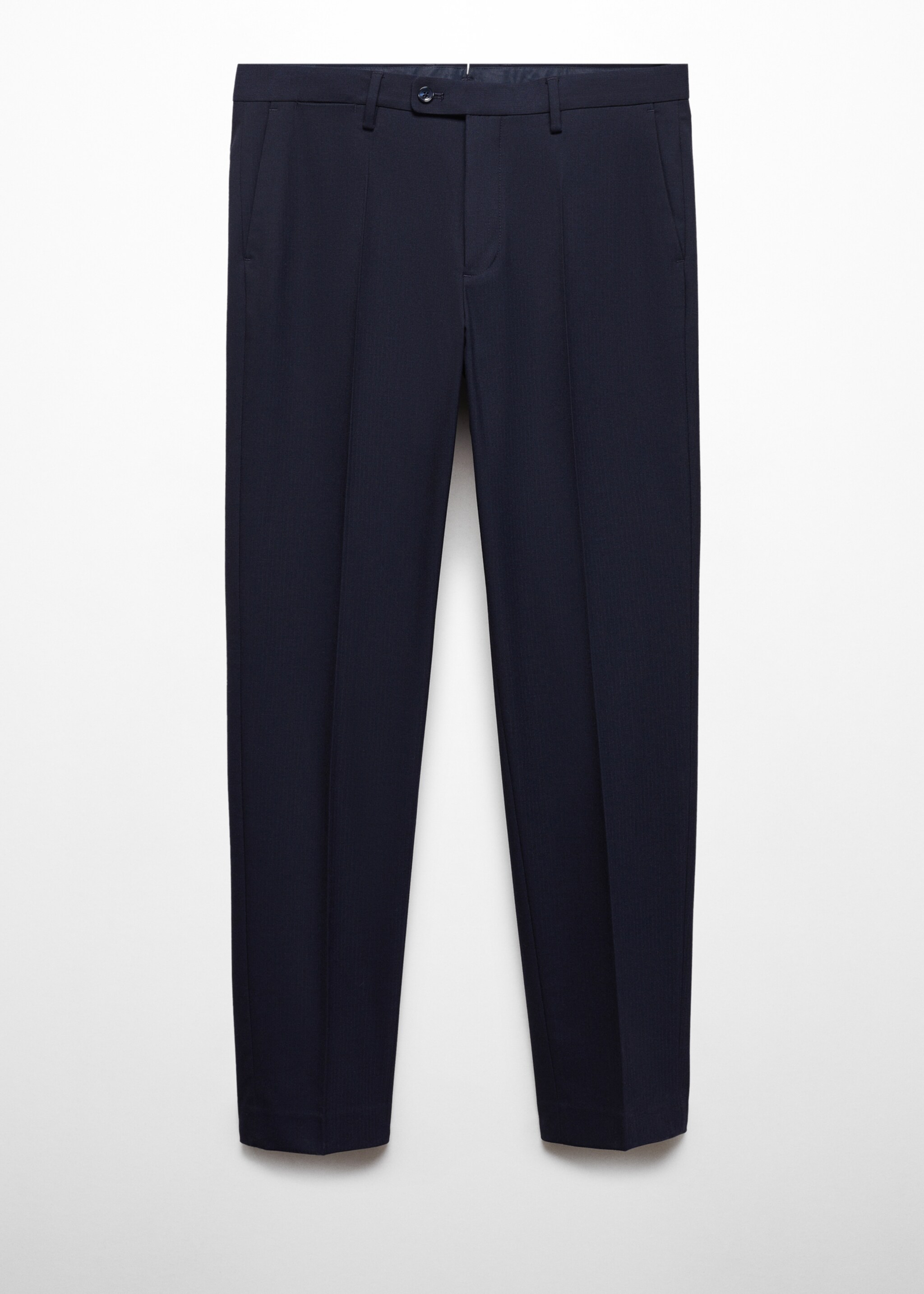 Pantalon costume slim-fit tissu comfort stretch - Article sans modèle, Bleu marine. Ref: 67000640-00.